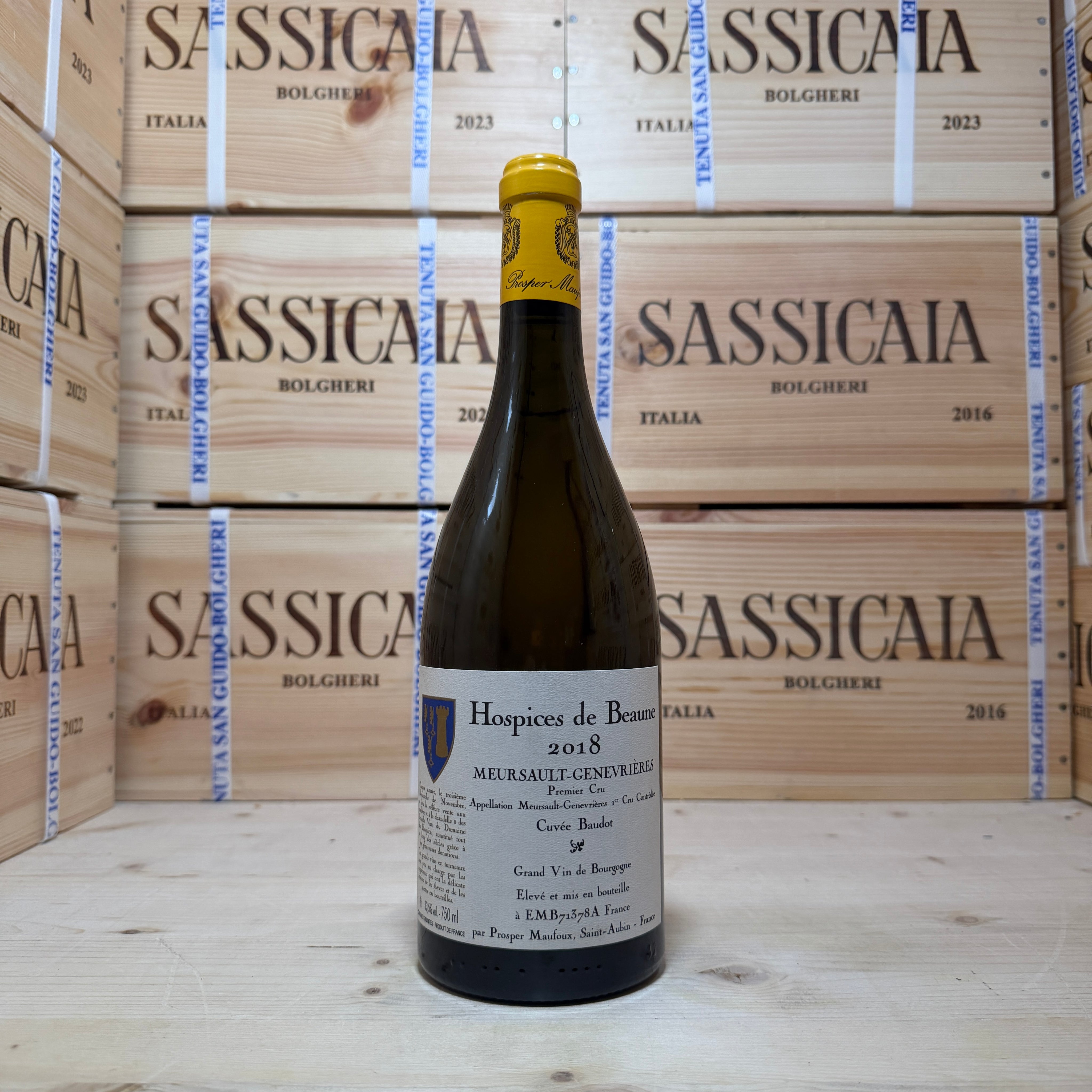 Meursault-Genevrieres 2018 1er Cru Hospices de Beaune Prosper Maufoux