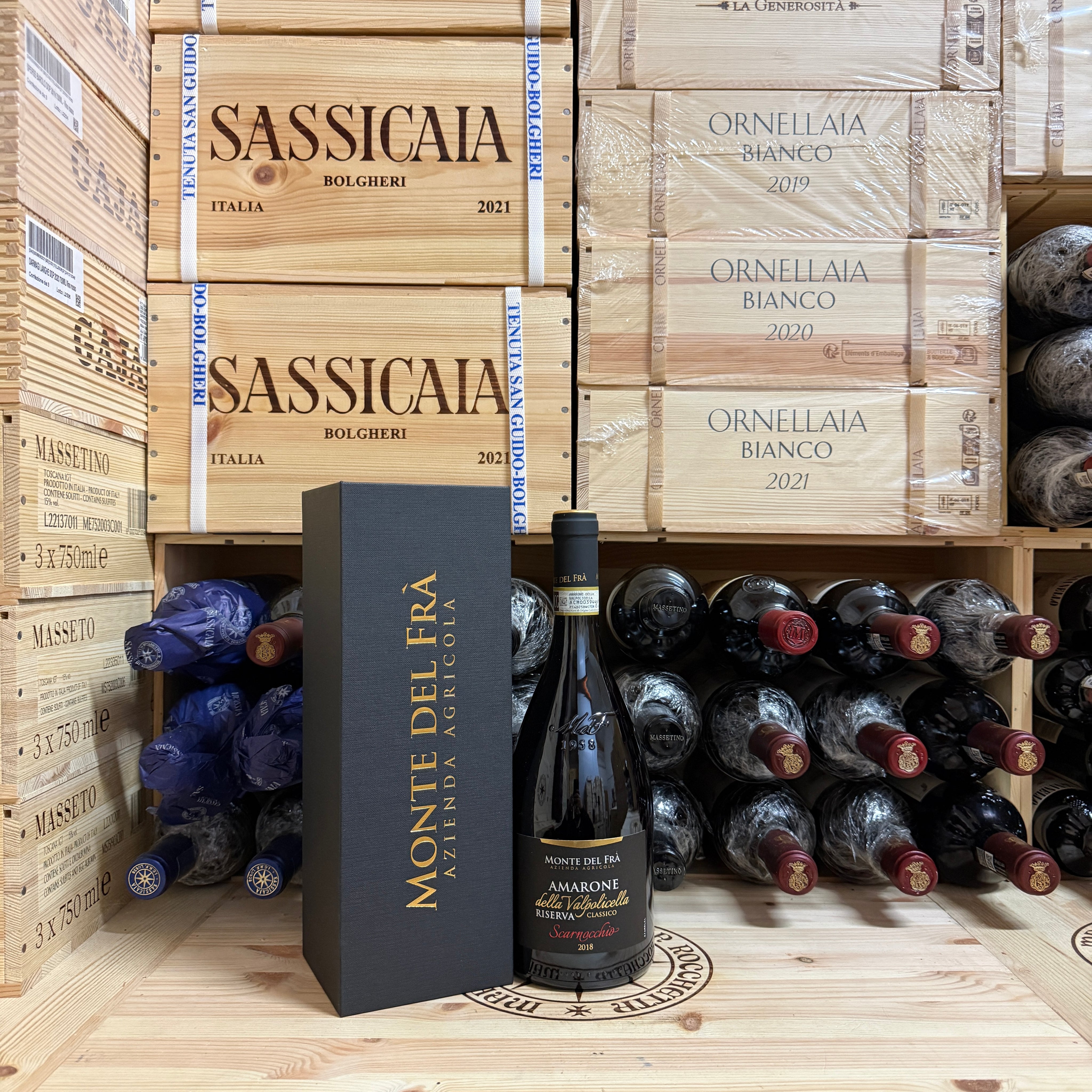 Monte del Fra Scarnocchio 2018 Amarone della Valpolicella Classico DOCG Riserva Astucciato