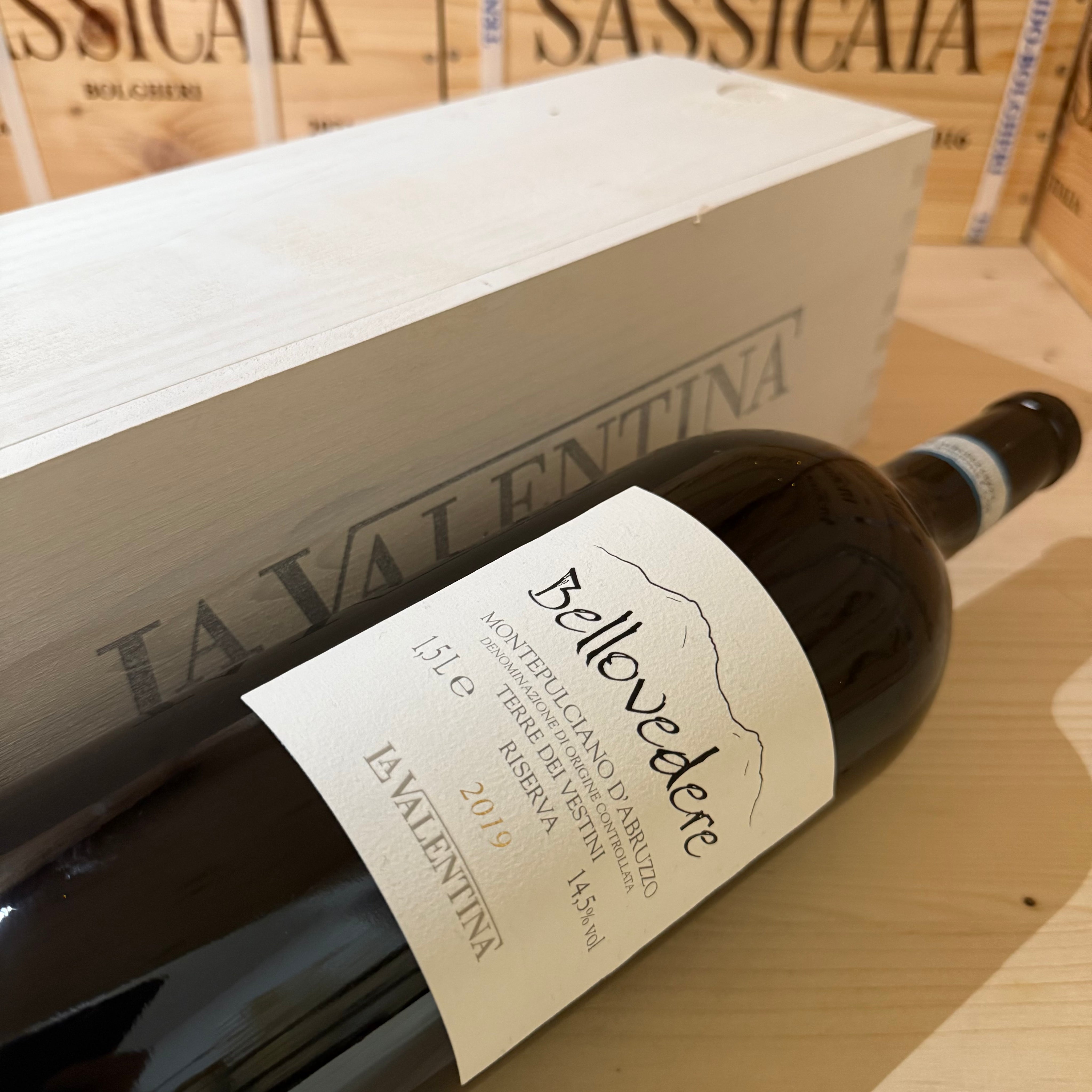 Montepulciano d'Abruzzo Riserva Bellovedere 2019 Magnum La Valentina - in Cassa Legno