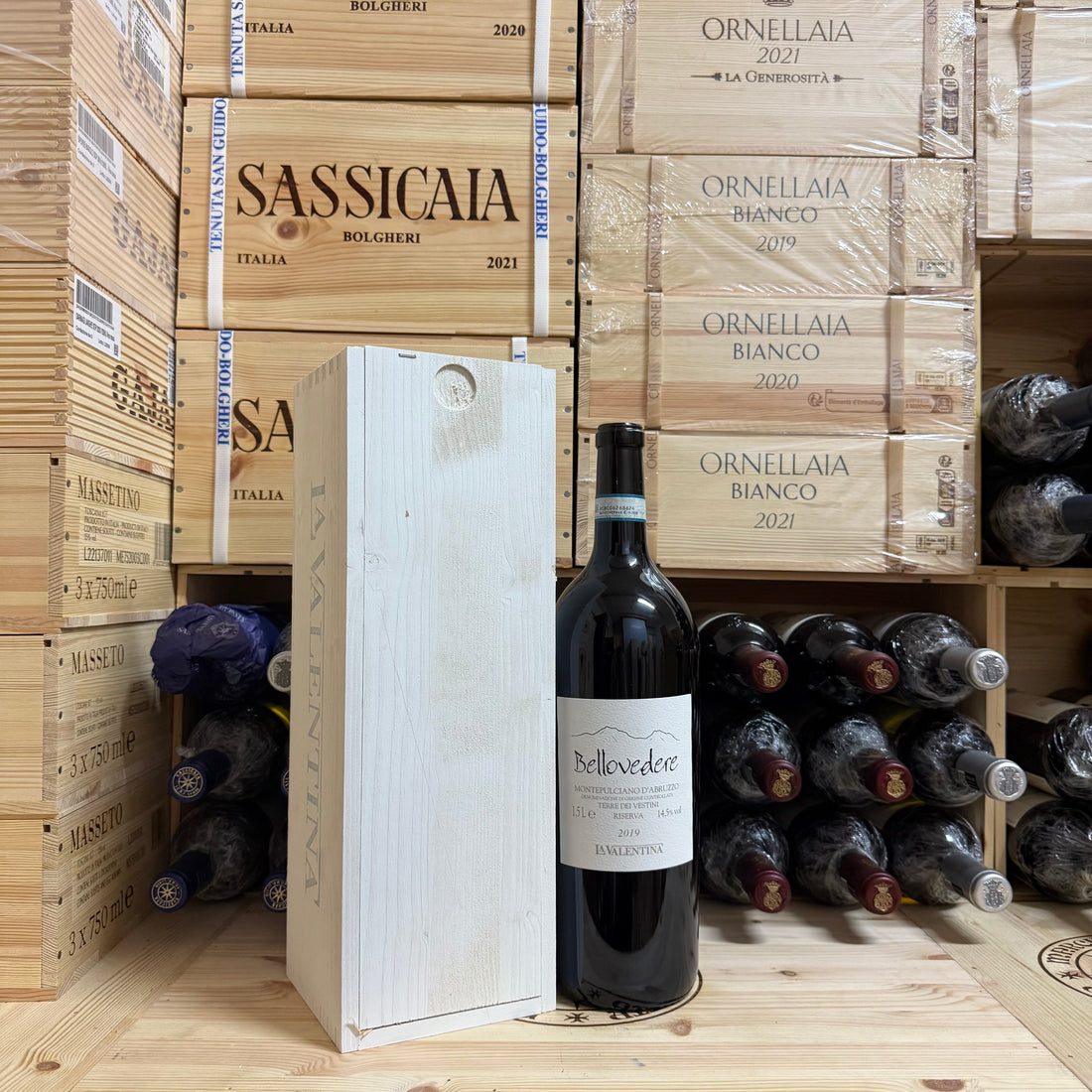 Montepulciano d'Abruzzo Riserva Bellovedere 2019 Magnum La Valentina - in Cassa Legno