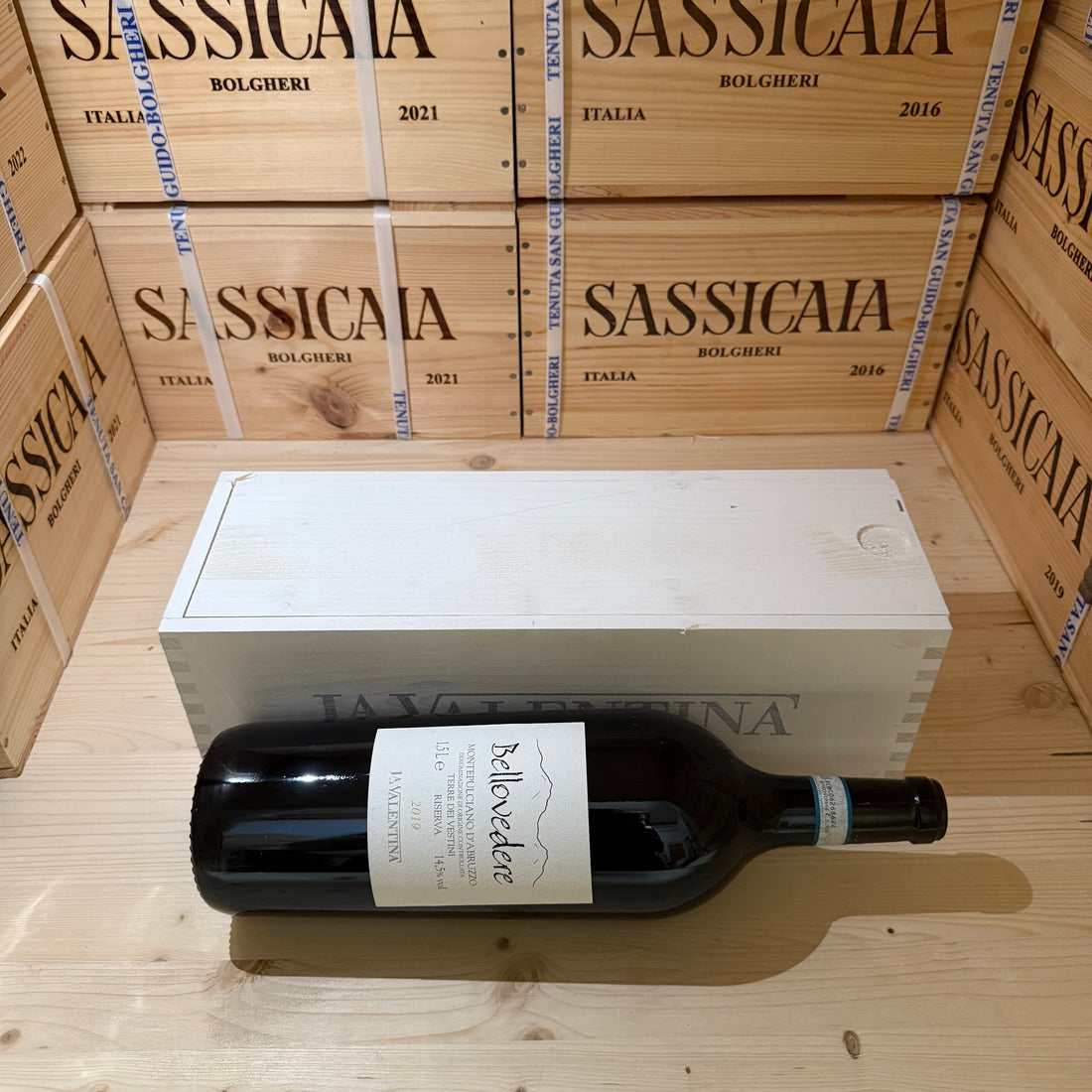 Montepulciano d'Abruzzo Riserva Bellovedere 2019 Magnum La Valentina - in Cassa Legno