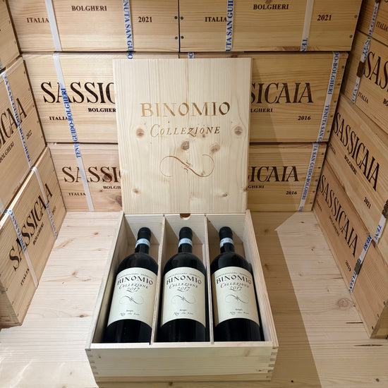Montepulciano d'Abruzzo Riserva Binomio Collezione 2017 La Valentina - Cassa Legno 3 Bottiglie