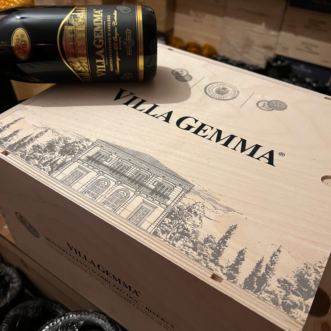 Montepulciano d’Abruzzo Villa Gemma 2018 Masciarelli - Cassa Legno 6 Bottiglie