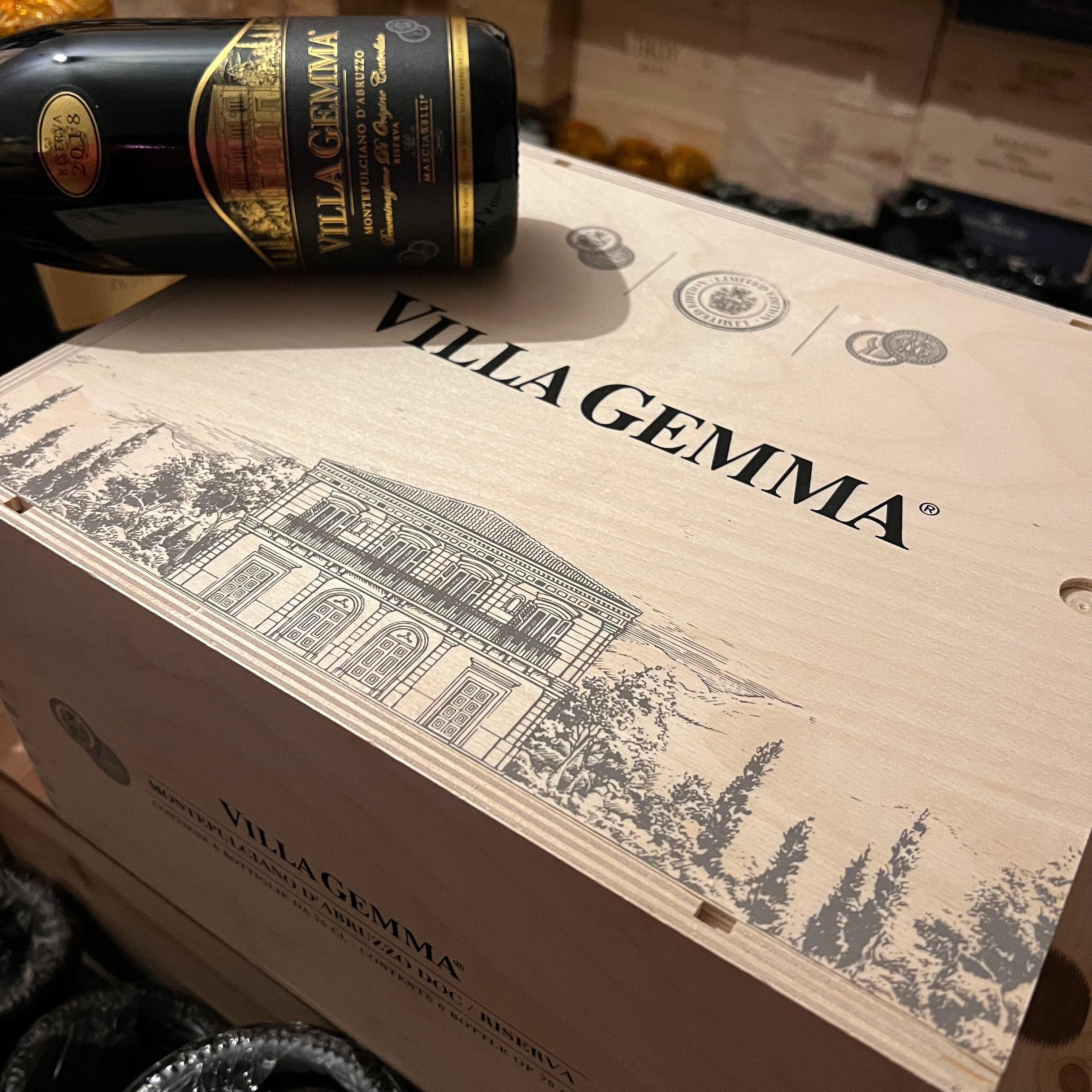 Montepulciano d’Abruzzo Villa Gemma 2018 Masciarelli - Cassa Legno 6 Bottiglie