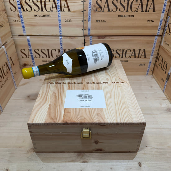 Moss Blanc 2023 Santa Barbara Cassa Legno 3 Bottiglie