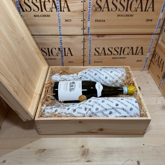 Moss Blanc 2023 Santa Barbara Cassa Legno 3 Bottiglie