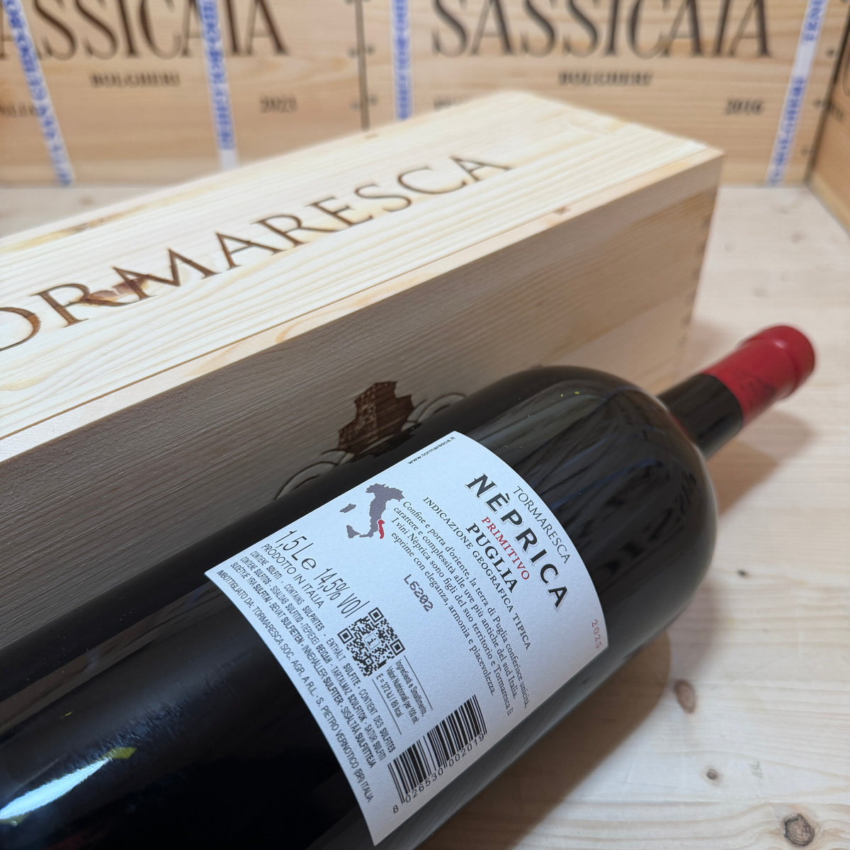 Neprica Primitivo 2025 Magnum Tormaresca - Marchesi Antinori - in Cassa Legno