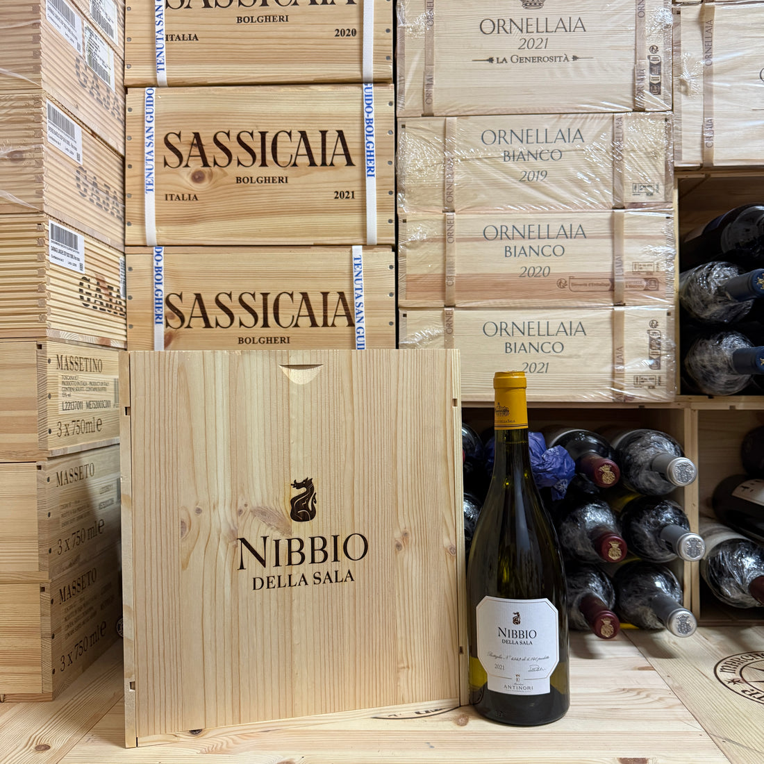 Nibbio della Sala 2021 Castello della Sala Marchesi Antinori - Cassa Legno 3 Bottiglie