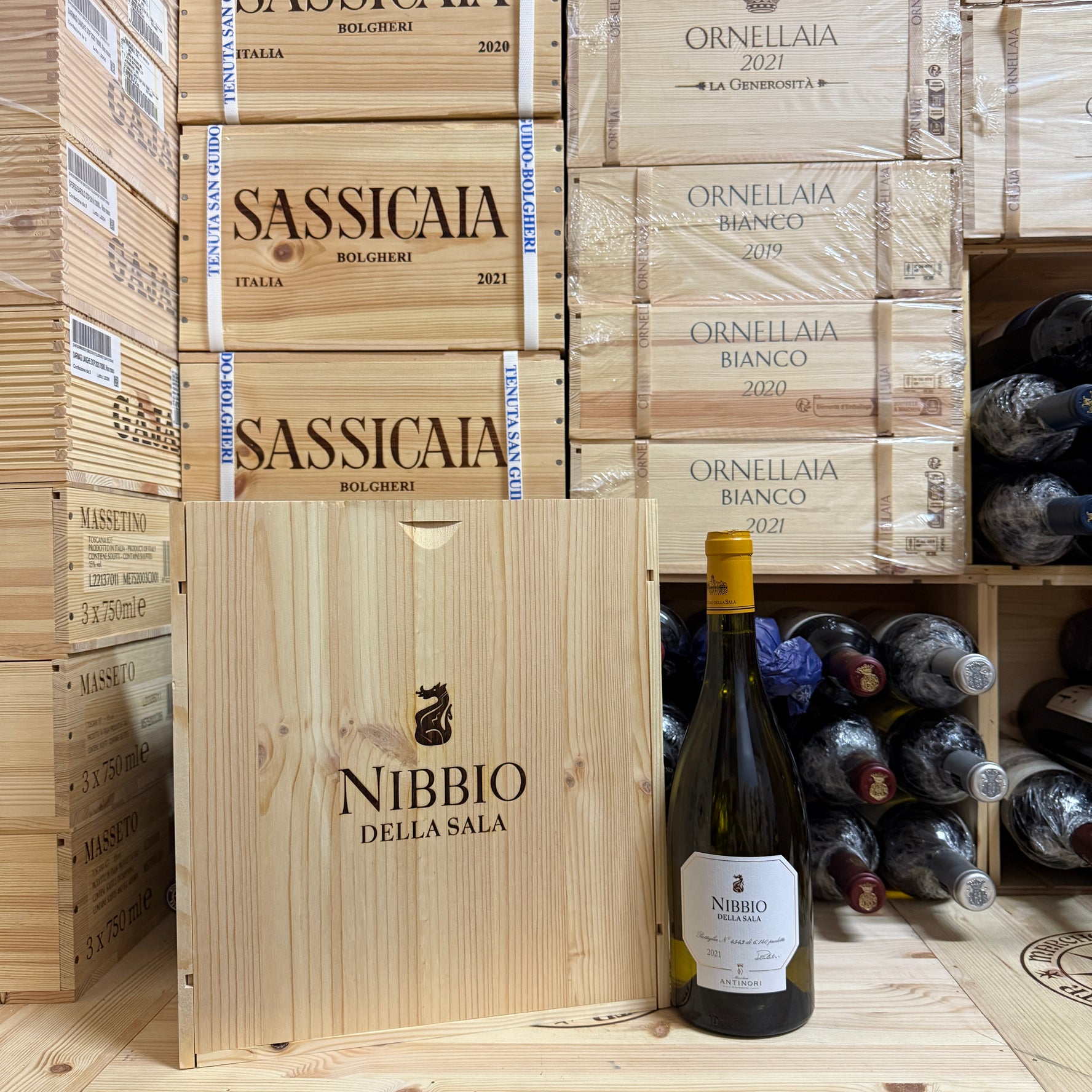 Nibbio della Sala 2021 Castello della Sala Marchesi Antinori - Cassa Legno 3 Bottiglie