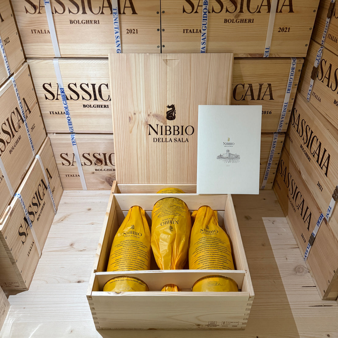 Nibbio della Sala 2021 Castello della Sala Marchesi Antinori - Cassa Legno 3 Bottiglie