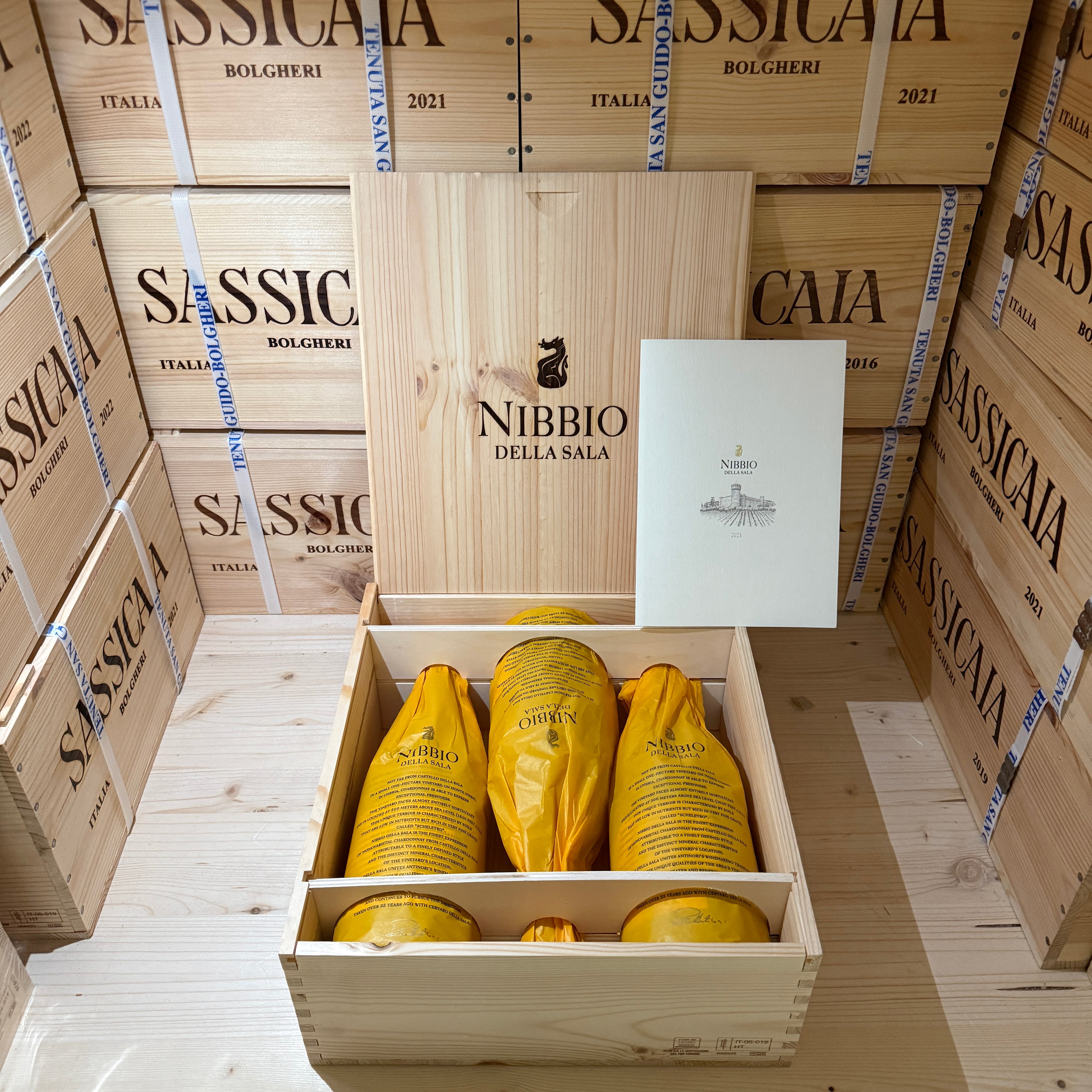 Nibbio della Sala 2021 Castello della Sala Marchesi Antinori - Cassa Legno 3 Bottiglie