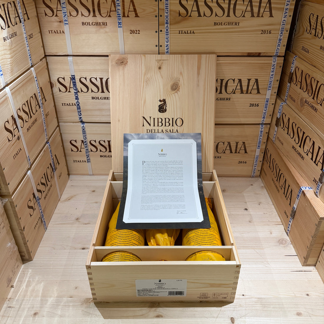 Nibbio della Sala 2022 Castello della Sala Marchesi Antinori - Cassa Legno 3 Bottiglie