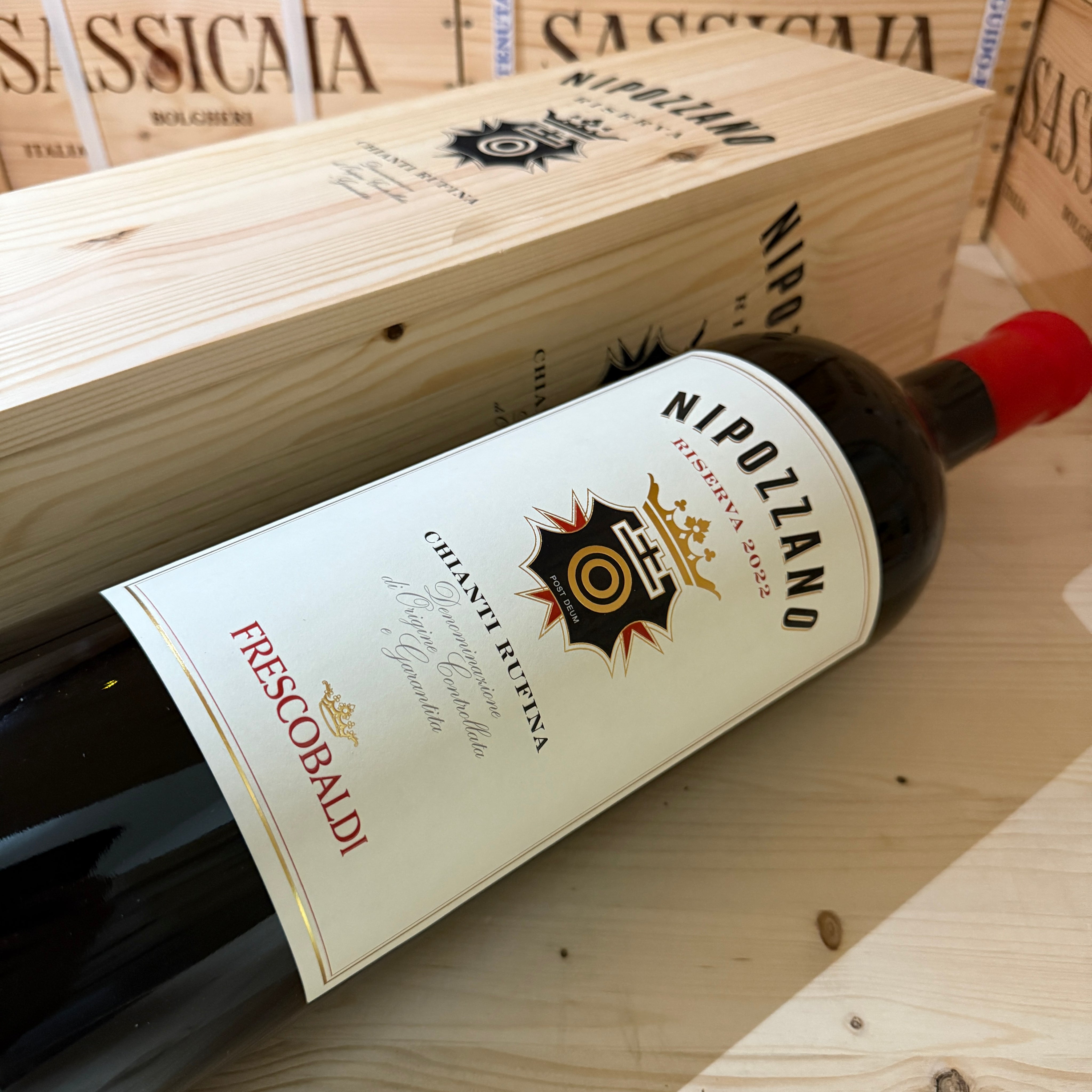 Nipozzano Riserva 2022 Jeroboam Chianti Rufina Riserva DOCG Marchesi Frescobaldi - in Cassa Legno