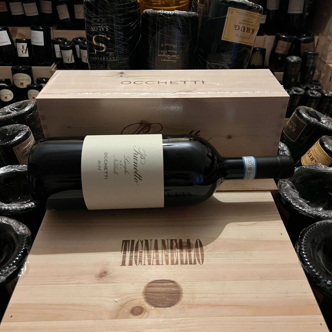 Occhetti 2022 Magnum Langhe DOC Nebbiolo Prunotto Marchesi Antinori - In Cassa Legno