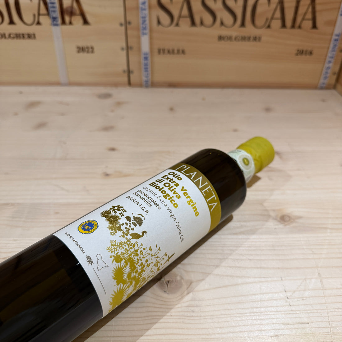 Olio EVO Biologico Denocciolato Biancolilla 2025/2026 Planeta - 500ml