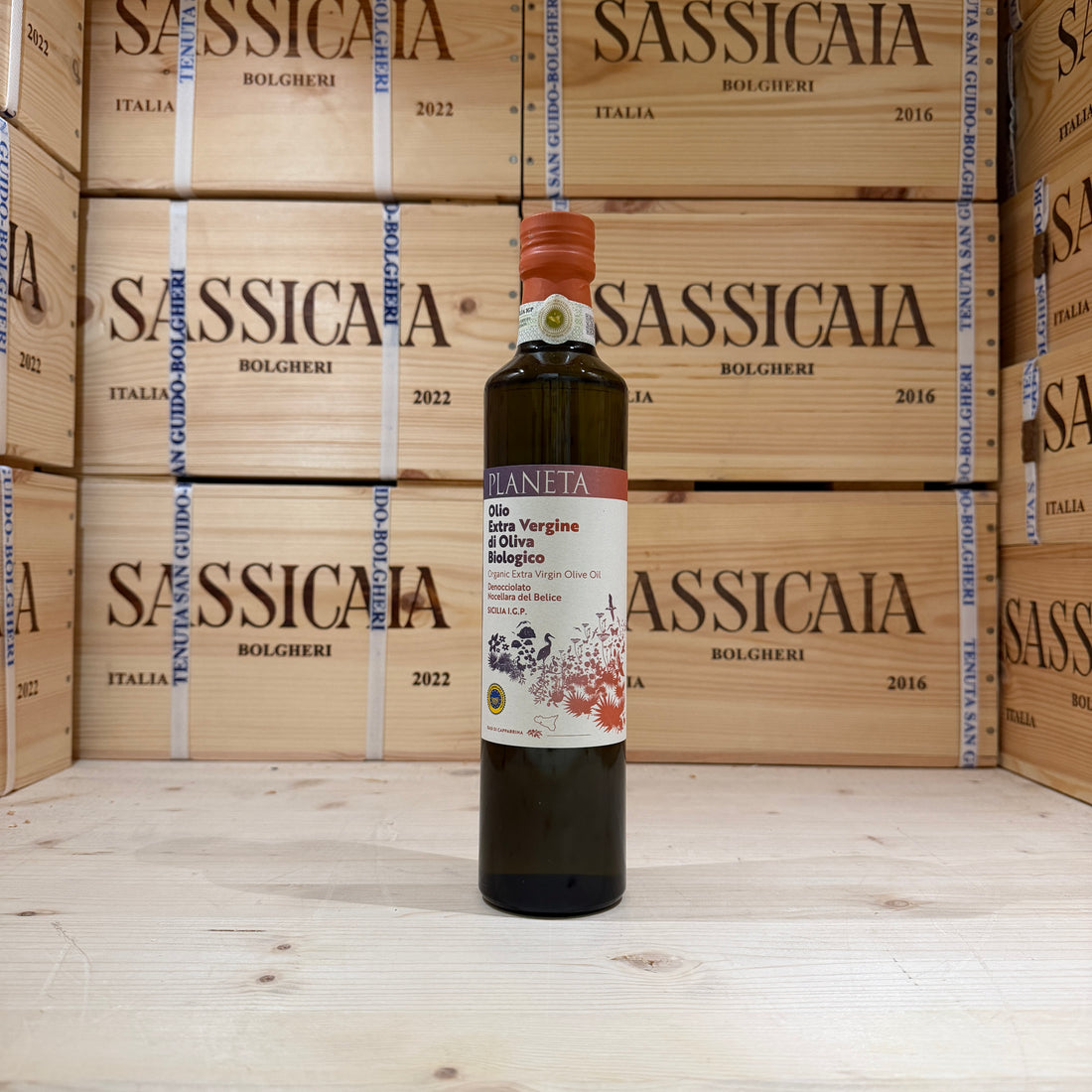 Olio EVO Biologico Denocciolato Nocellara del Belice 2025/2026 Planeta - 500ml
