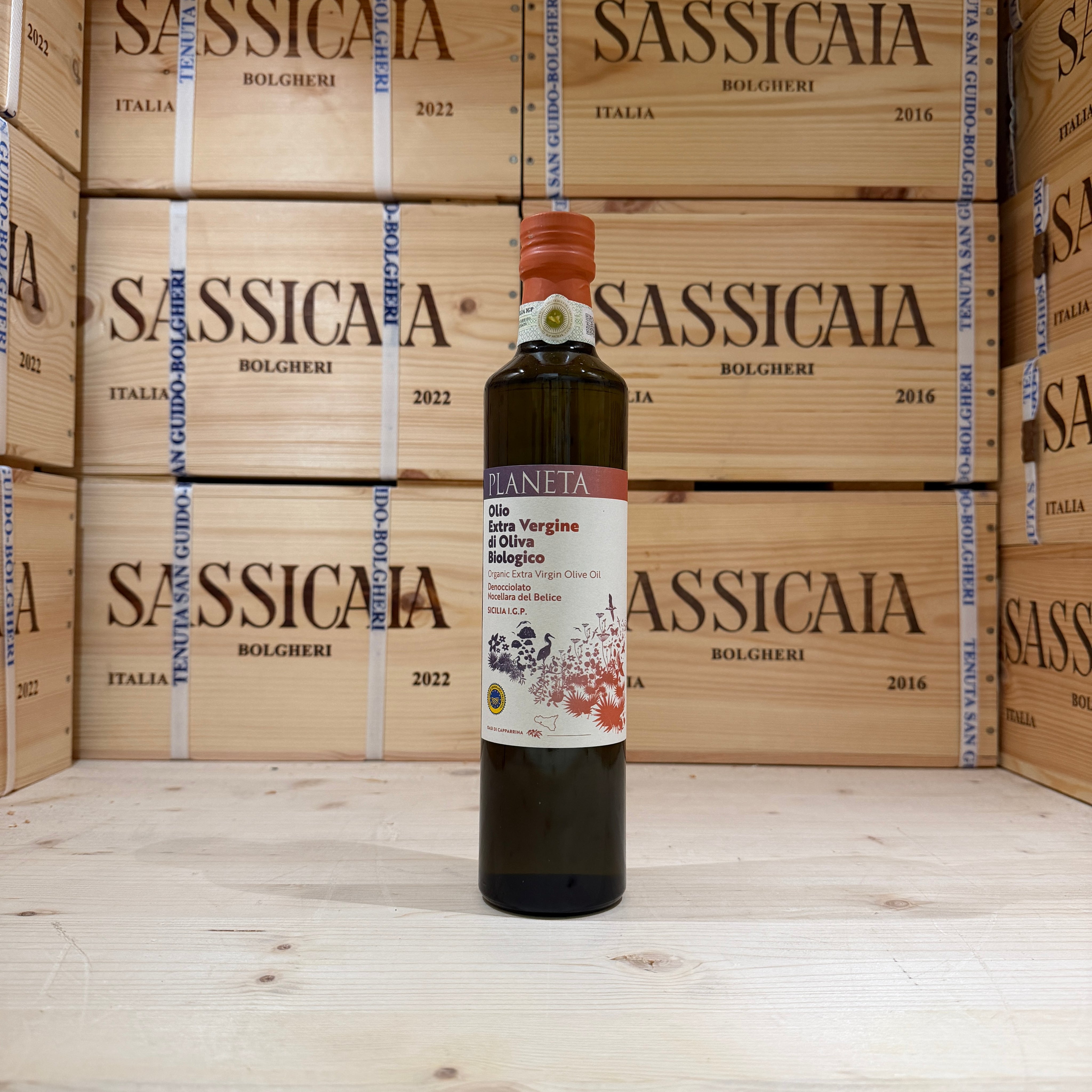 Olio EVO Biologico Denocciolato Nocellara del Belice 2025/2026 Planeta - 500ml