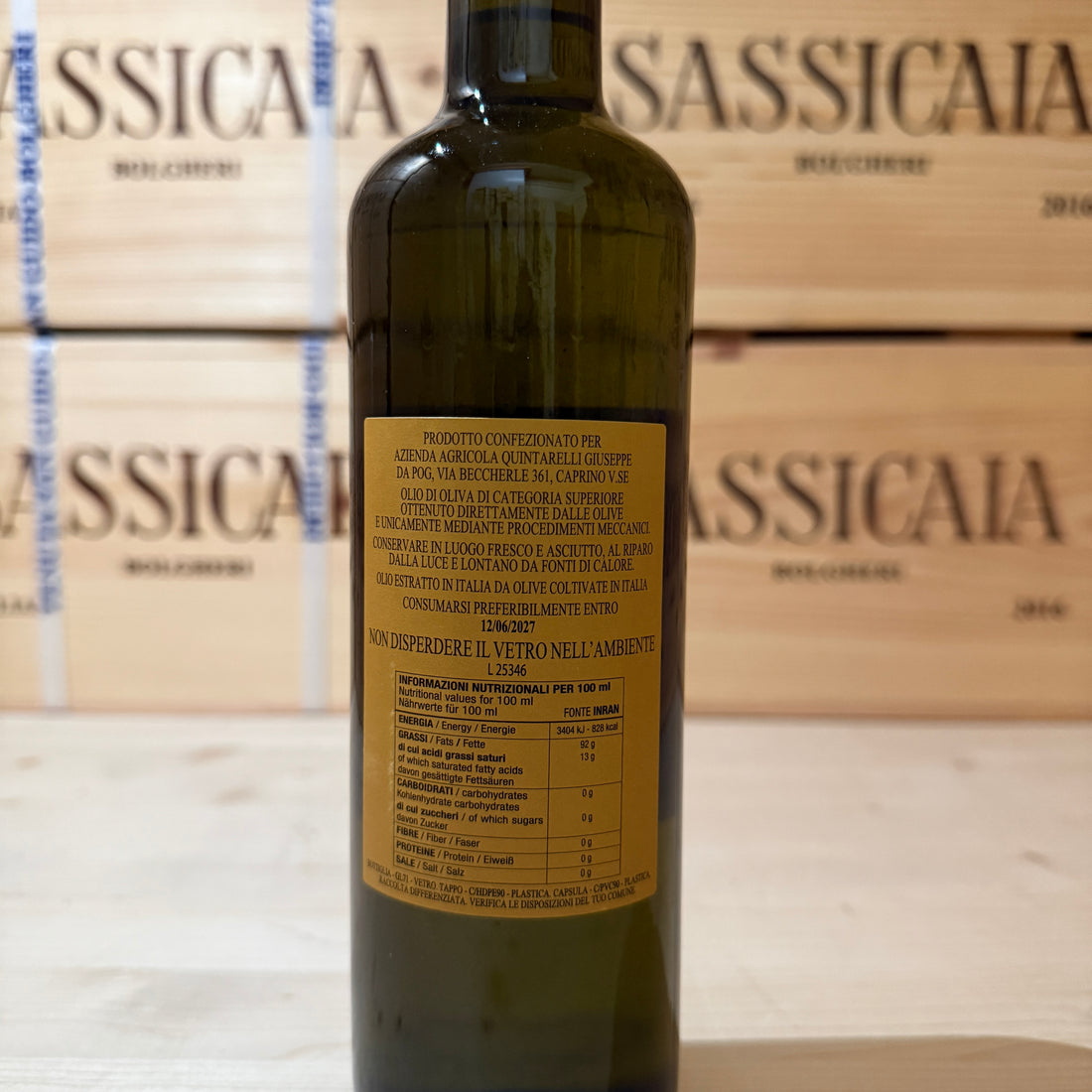Olio EVO Quintarelli Giuseppe 2025 - 500ml