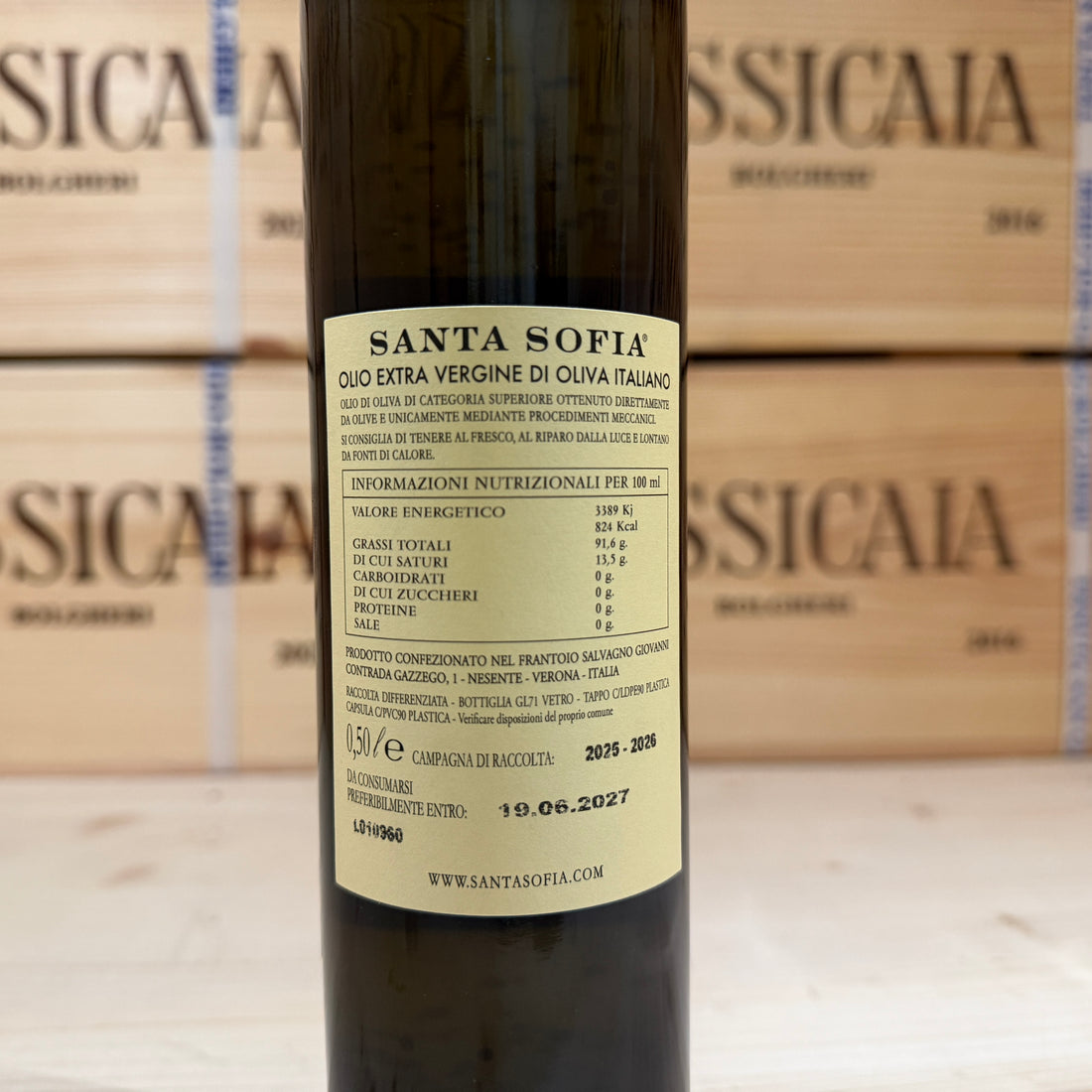 Olio EVO Santa Sofia 2025/2026 - 500ml