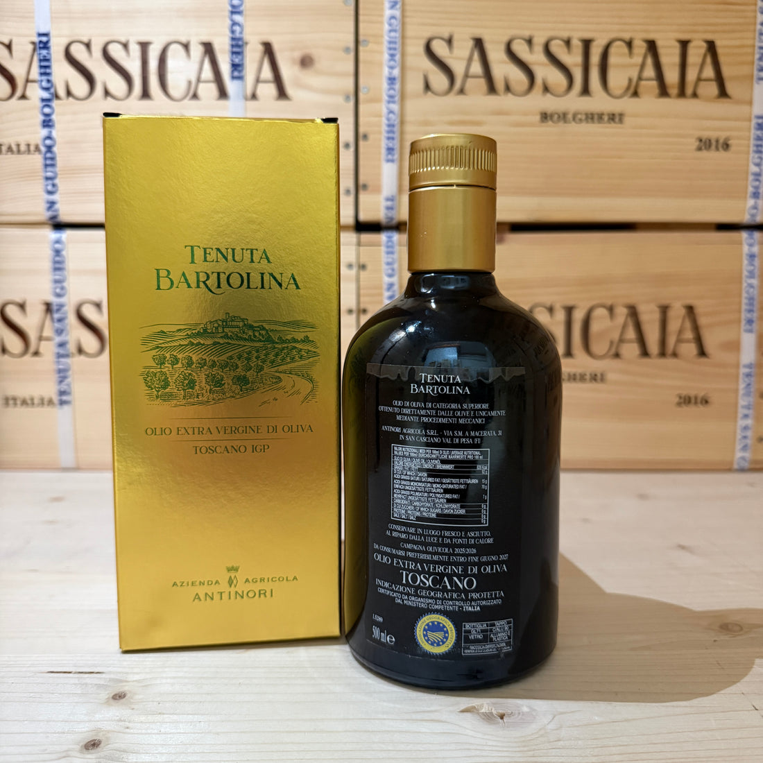 Olio EVO Tenuta Bartolina 2025/2026 500ml Astucciato - Marchesi Antinori