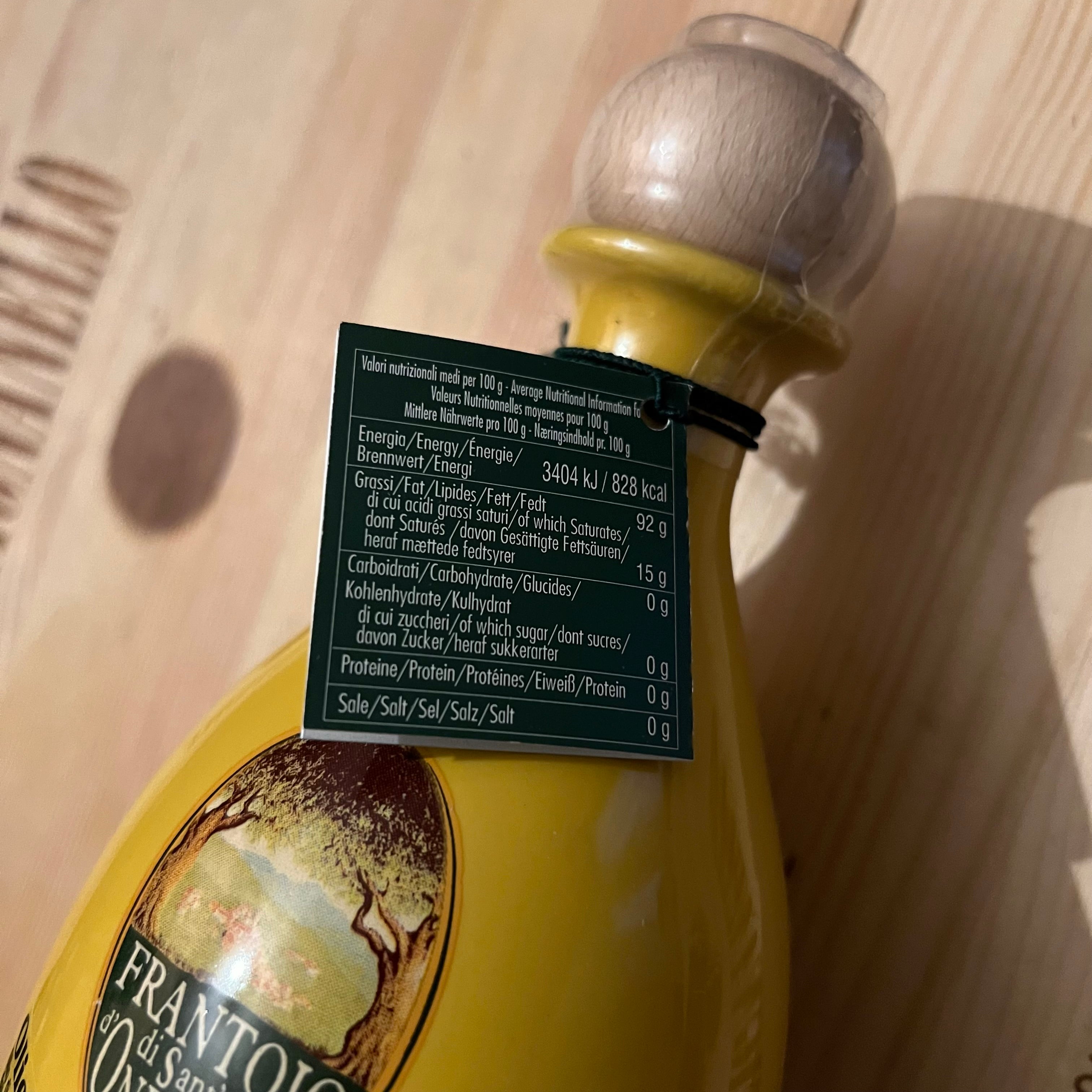 Olio Extravergine di Oliva I Clivi Ceramica Gialla Frantoio Sant'Agata D'Oneglia - 500ml