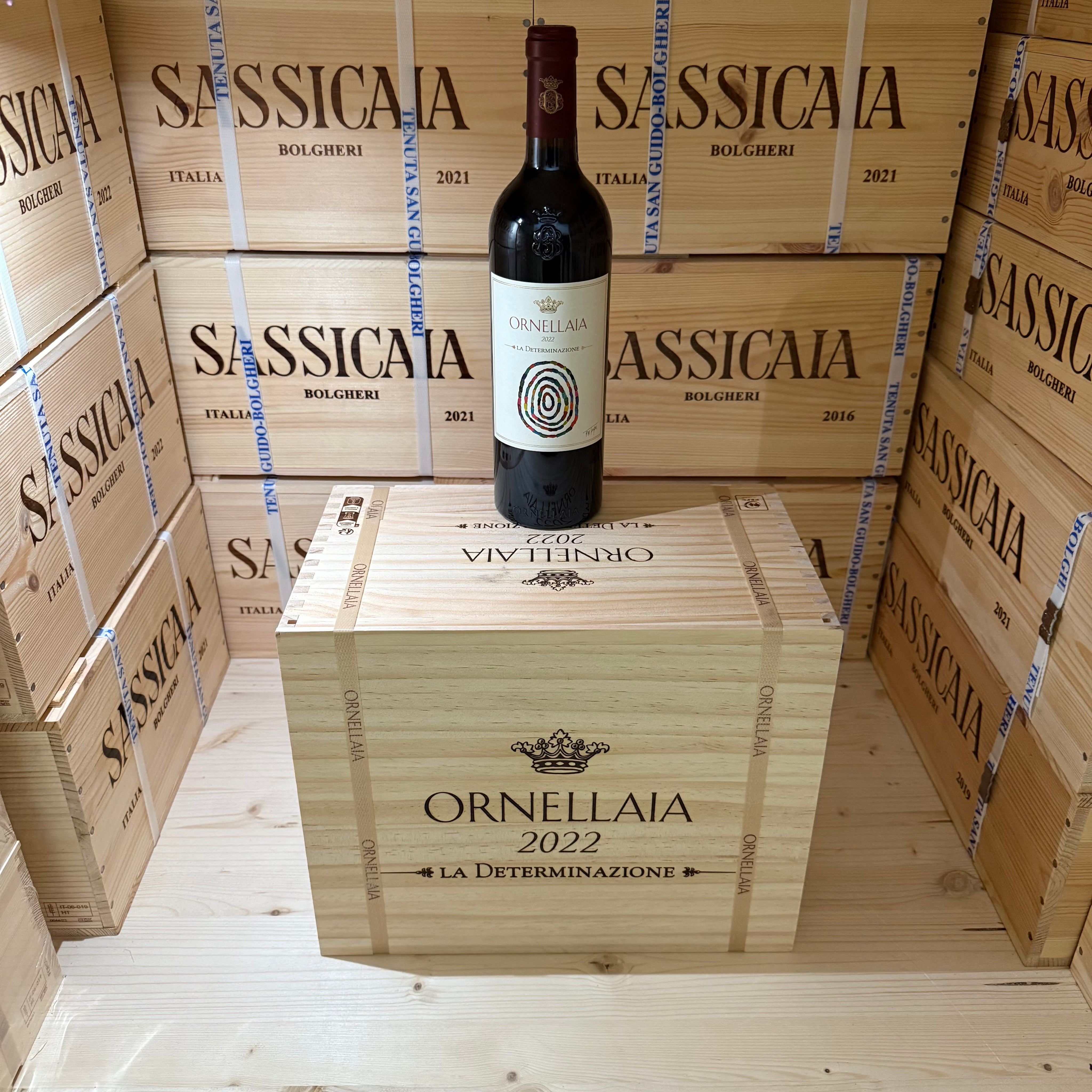 Ornellaia 2022 La Determinazione Bolgheri Superiore DOC - Cassa Legno 6 Bottiglie