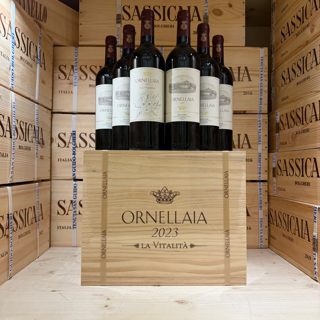 Ornellaia 2023 La Vitalità Bolgheri Superiore DOC - Cassa Legno 6 Bottiglie