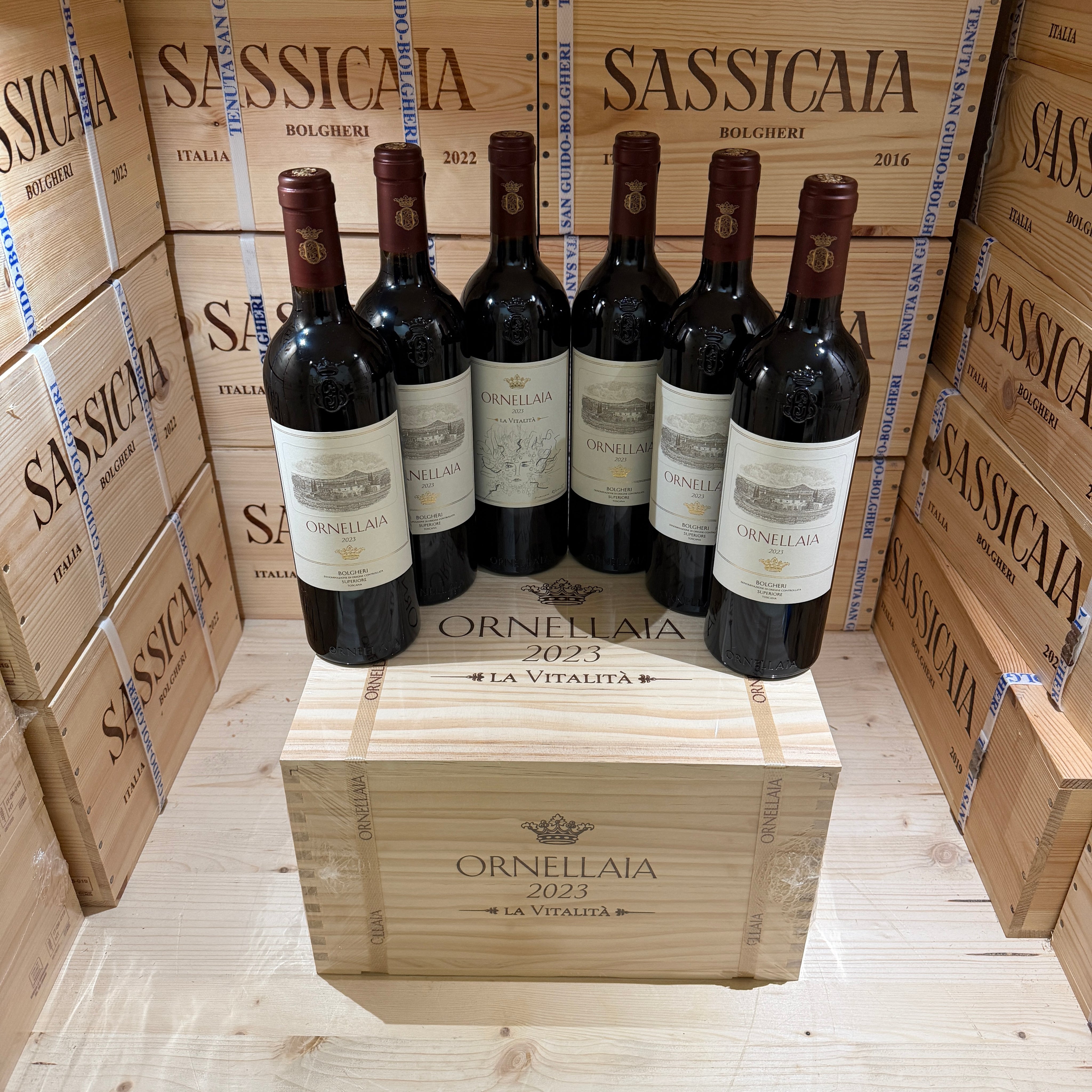 Ornellaia 2023 La Vitalità Bolgheri Superiore DOC - Cassa Legno 6 Bottiglie