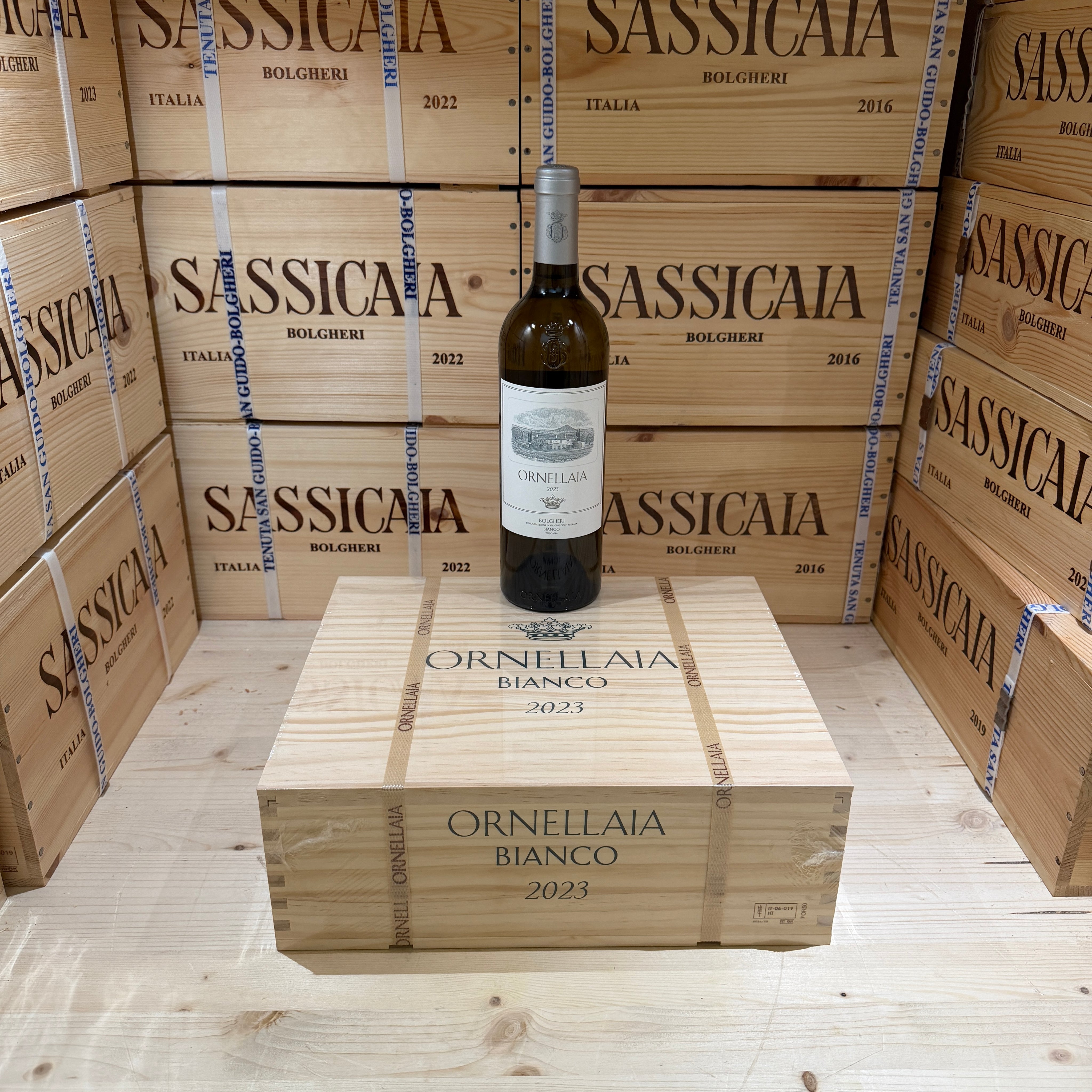 Ornellaia Bianco 2023 Toscana IGT Bianco - Cassa Legno 3 Bottiglie