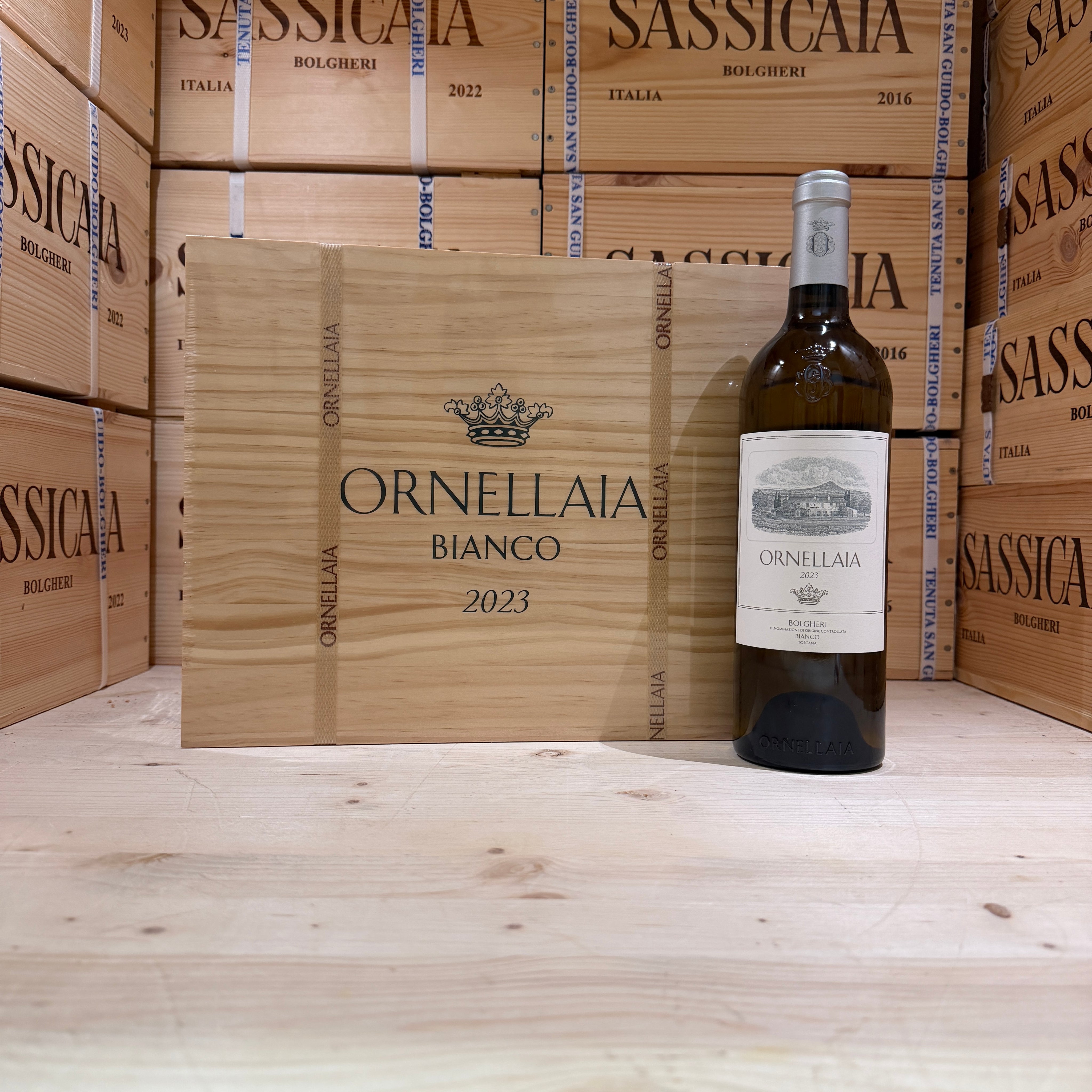 Ornellaia Bianco 2023 Toscana IGT Bianco - Cassa Legno 3 Bottiglie