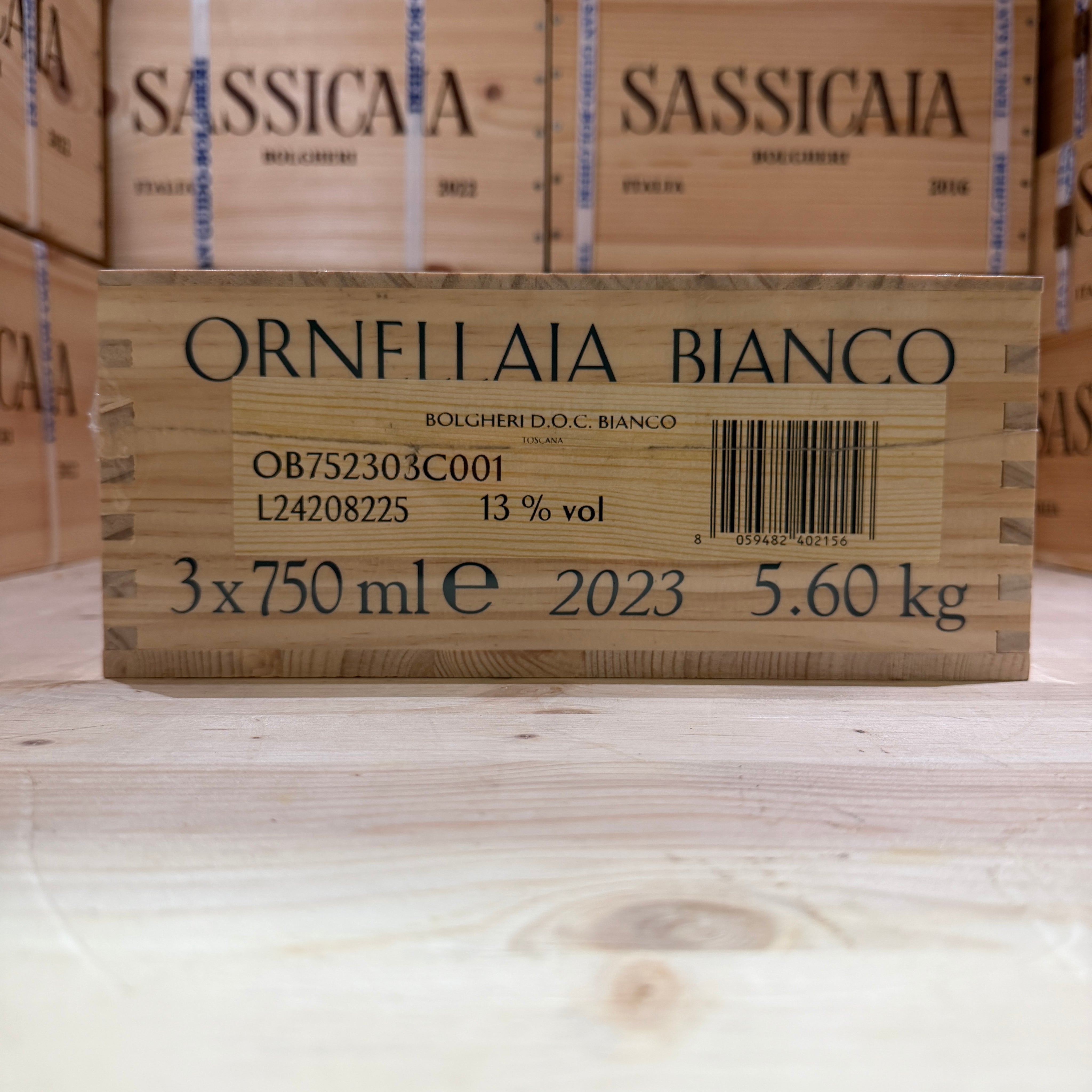 Ornellaia Bianco 2023 Toscana IGT Bianco - Cassa Legno 3 Bottiglie