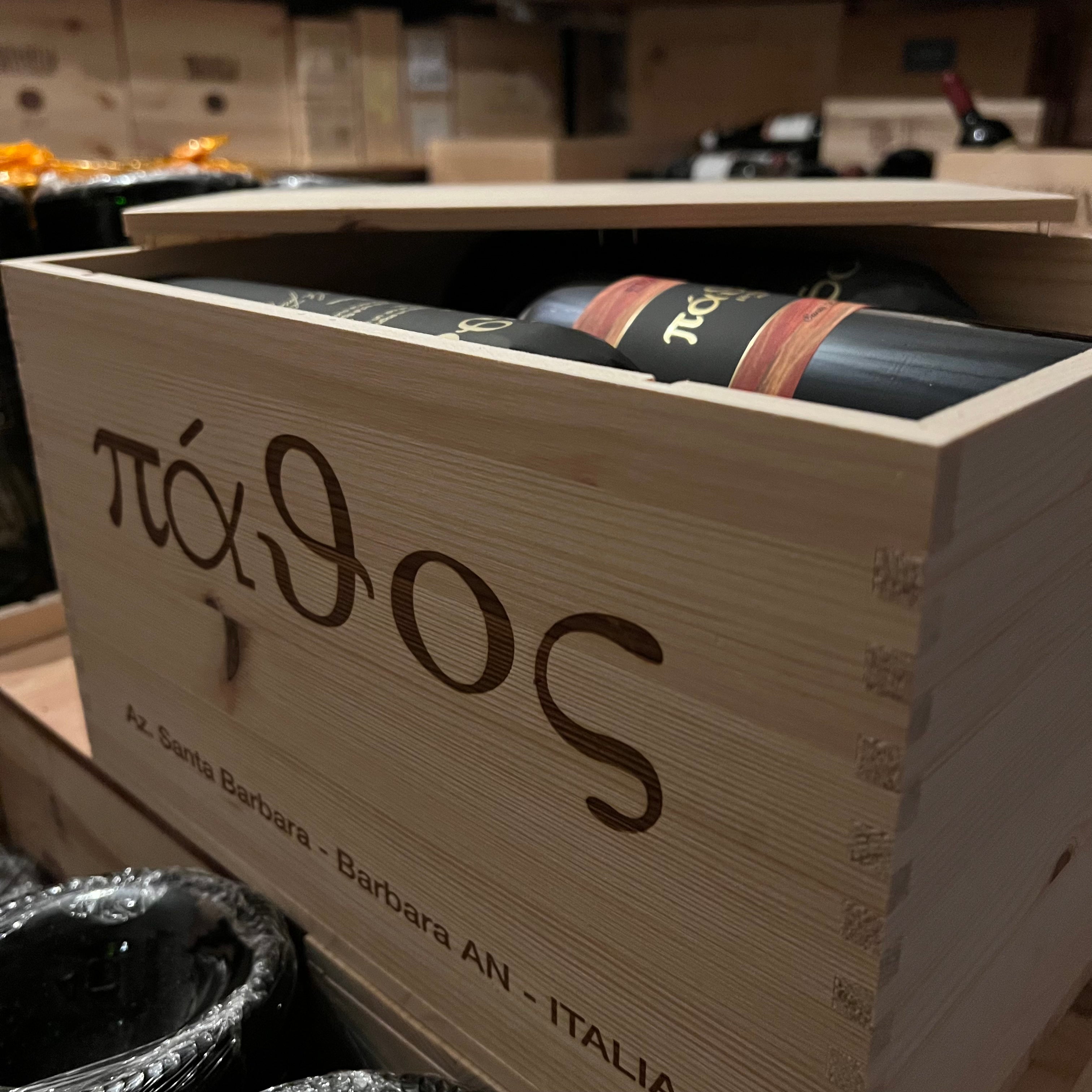 Pathos 2020 Marche Rosso IGT Santa Barbara - Cassa Legno 6 Bottiglie