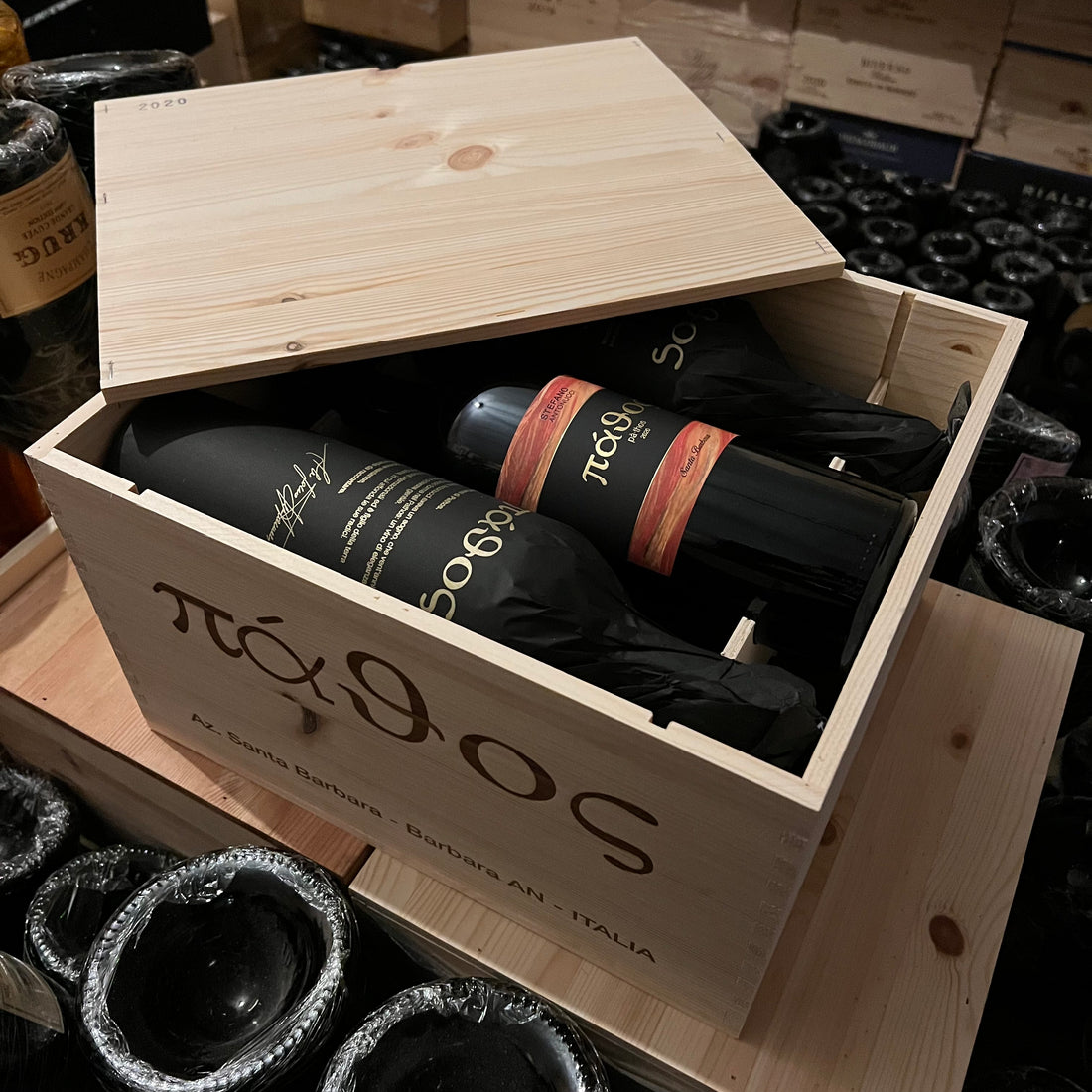 Pathos 2020 Marche Rosso IGT Santa Barbara - Cassa Legno 6 Bottiglie