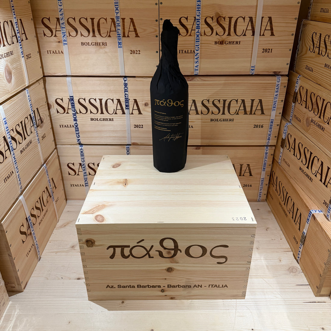 Pathos 2023 Marche Rosso IGT Santa Barbara - Cassa Legno 6 Bottiglie