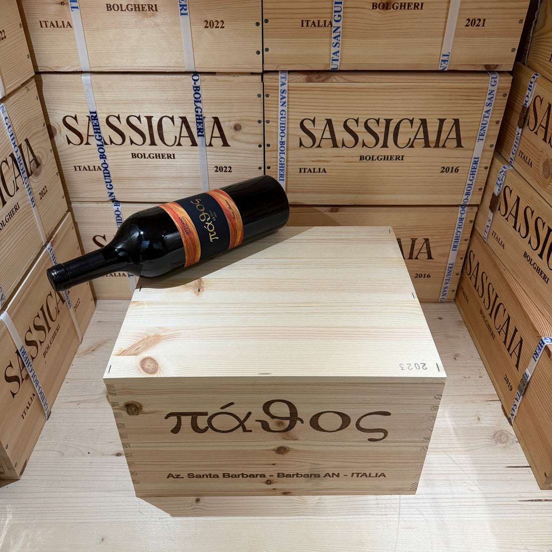 Pathos 2023 Marche Rosso IGT Santa Barbara - Cassa Legno 6 Bottiglie