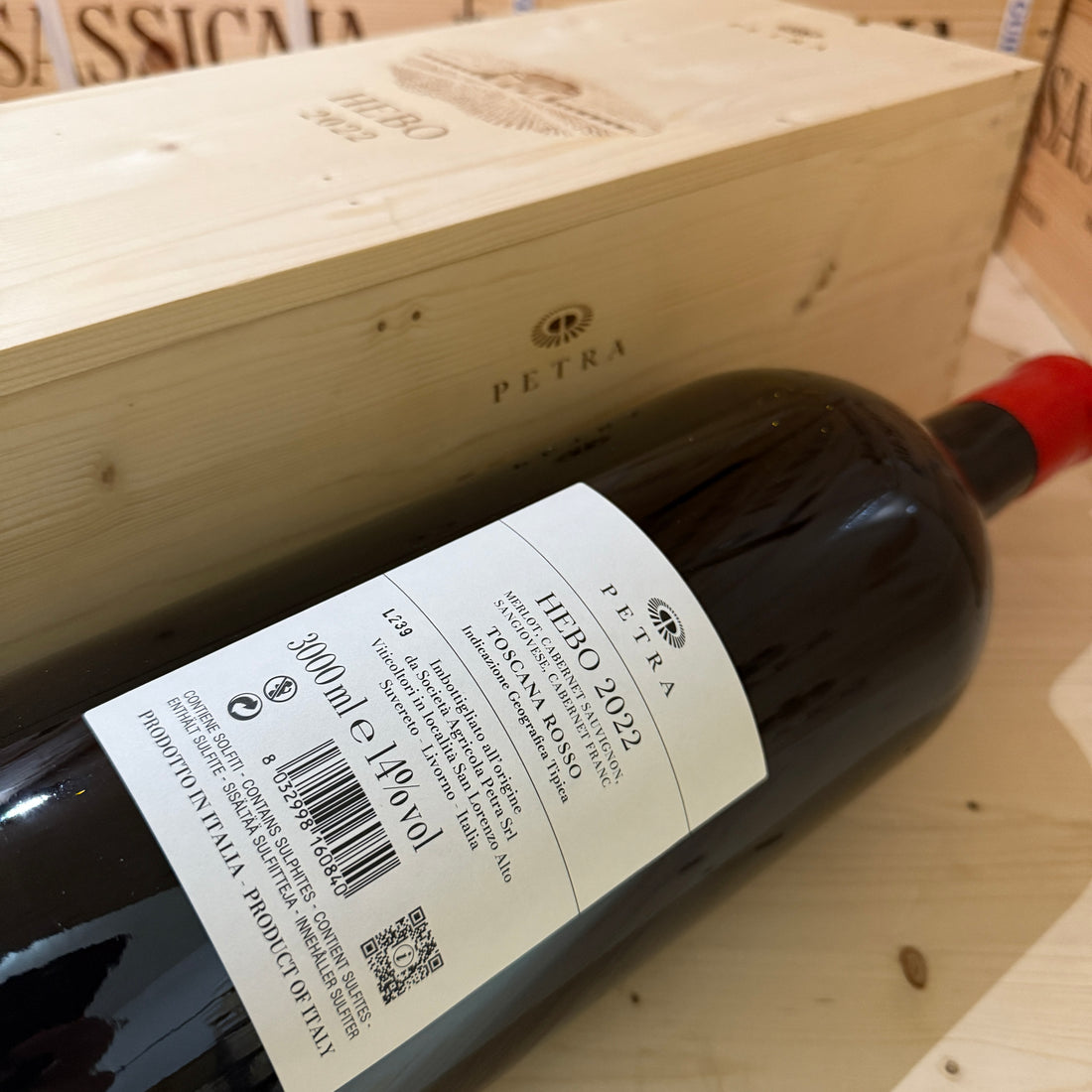 Petra Hebo 2022 Jeroboam - in Cassa Legno