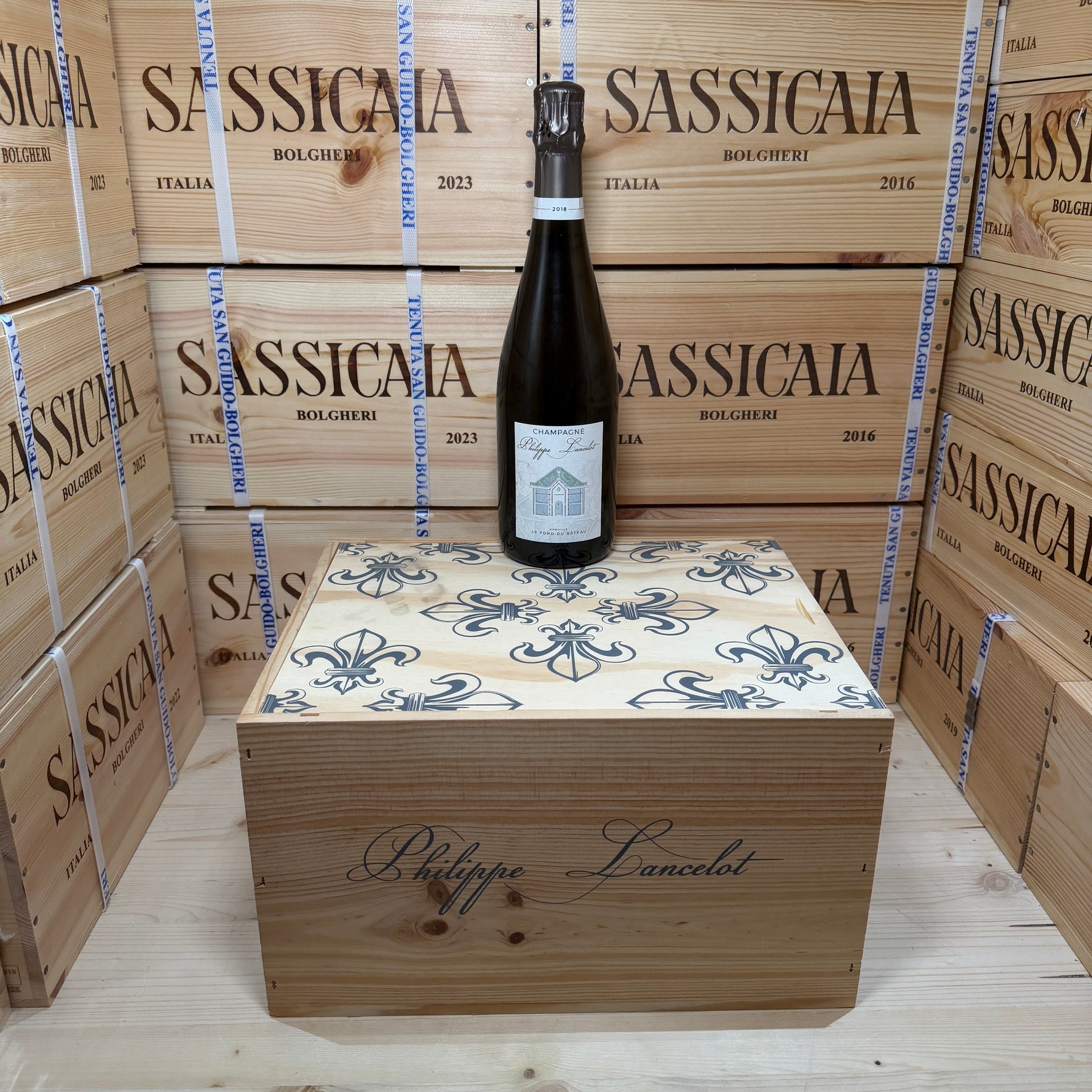 Philippe Lancelot Le Fond du Bateau Edition 2018 - Deg. 10/2022 - Cassa Legno 6 Bottiglie