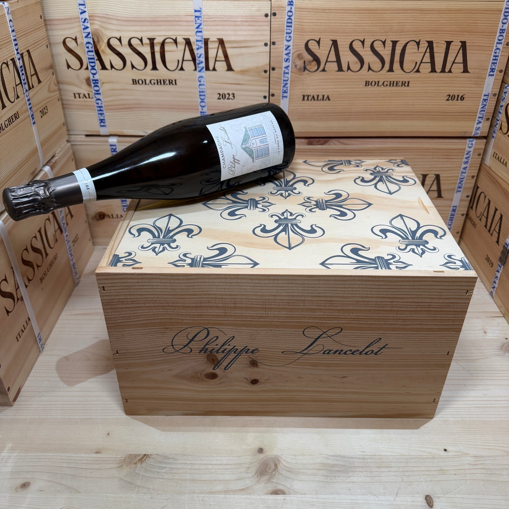 Philippe Lancelot Le Fond du Bateau Edition 2018 - Deg. 10/2022 - Cassa Legno 6 Bottiglie