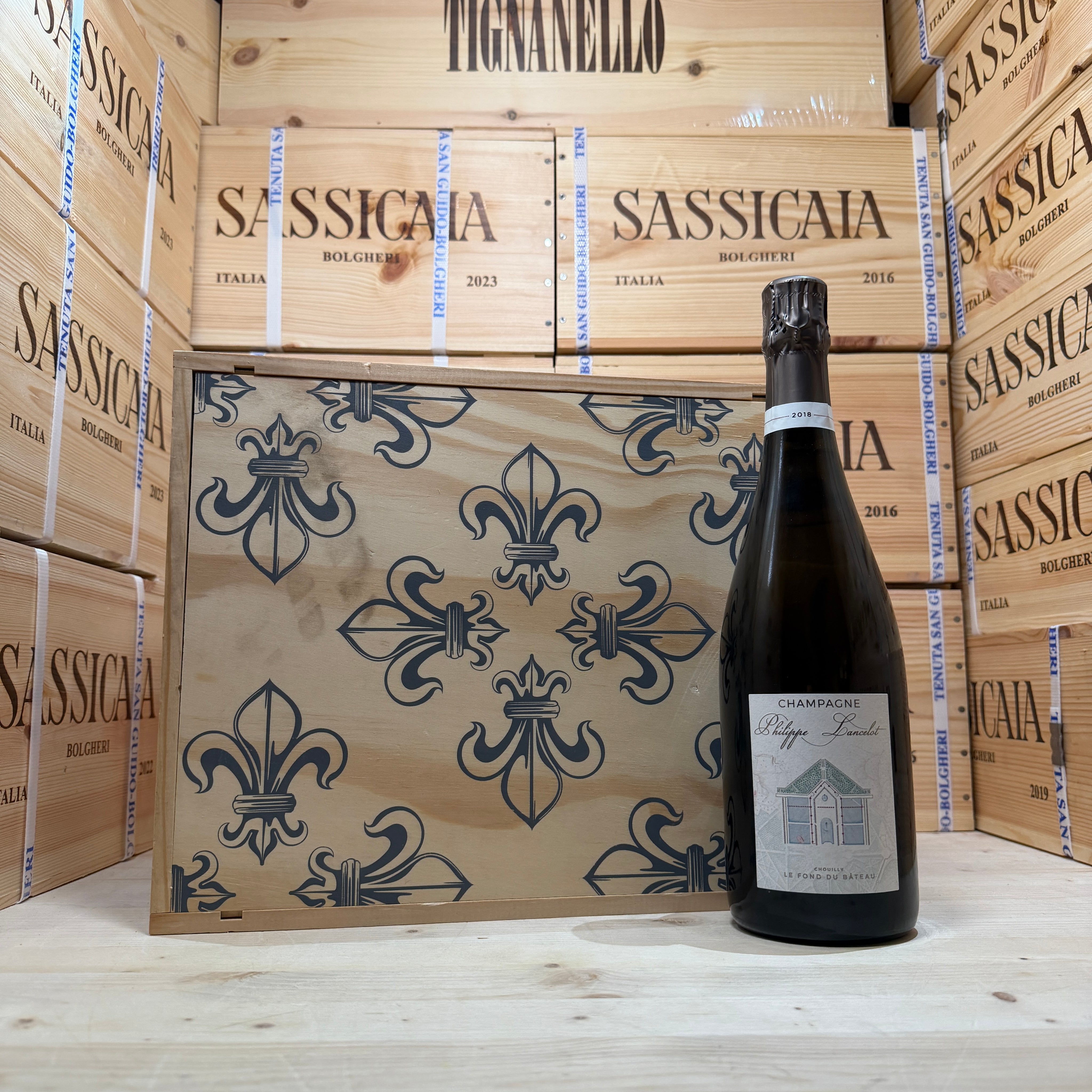 Philippe Lancelot Le Fond du Bateau Edition 2018 - Deg. 10/2022 - Cassa Legno 6 Bottiglie