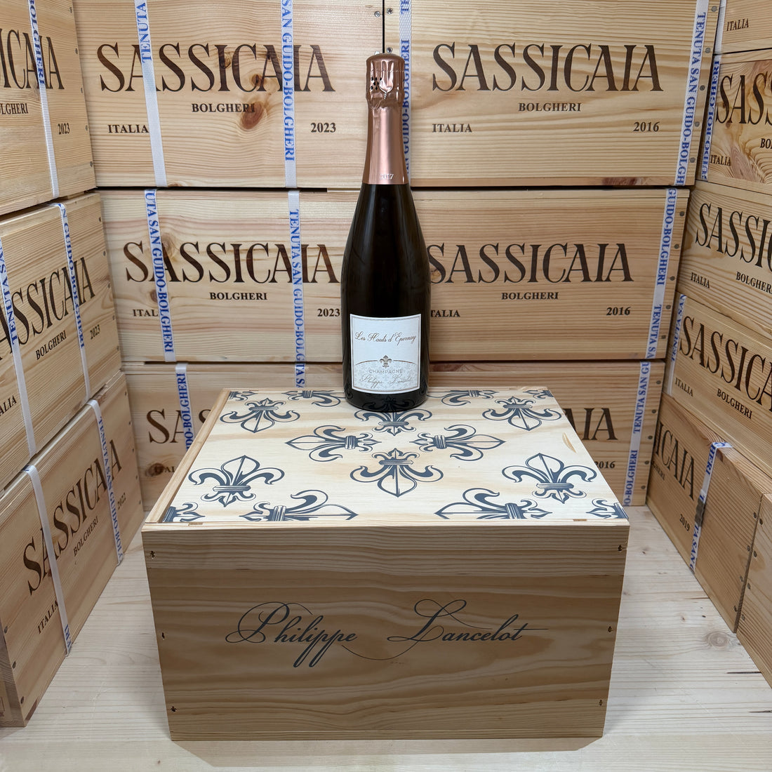 Philippe Lancelot Les Hauts d'Epernay Edition 2017 - Cassa Legno 6 Bottiglie