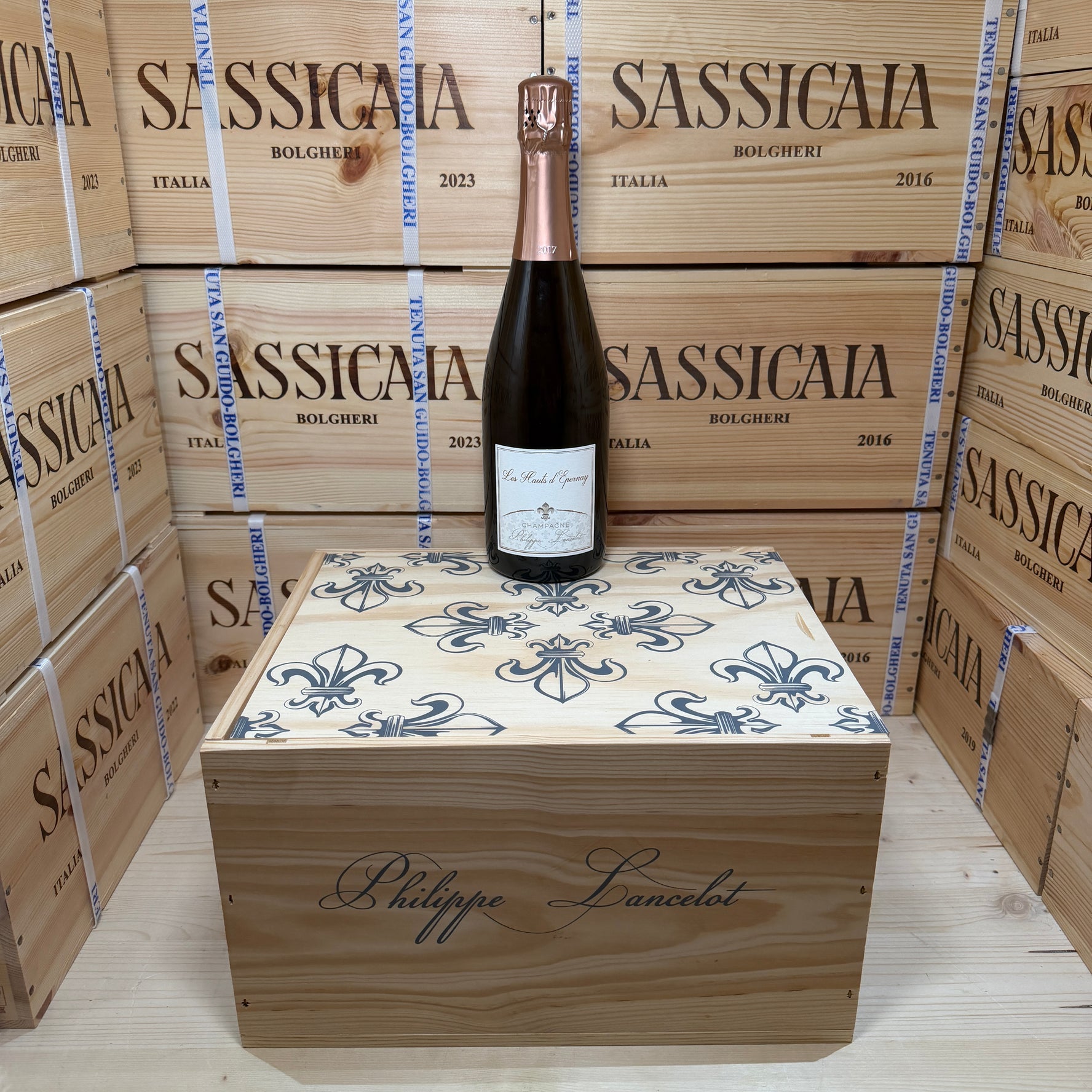 Philippe Lancelot Les Hauts d'Epernay Edition 2017 - Cassa Legno 6 Bottiglie