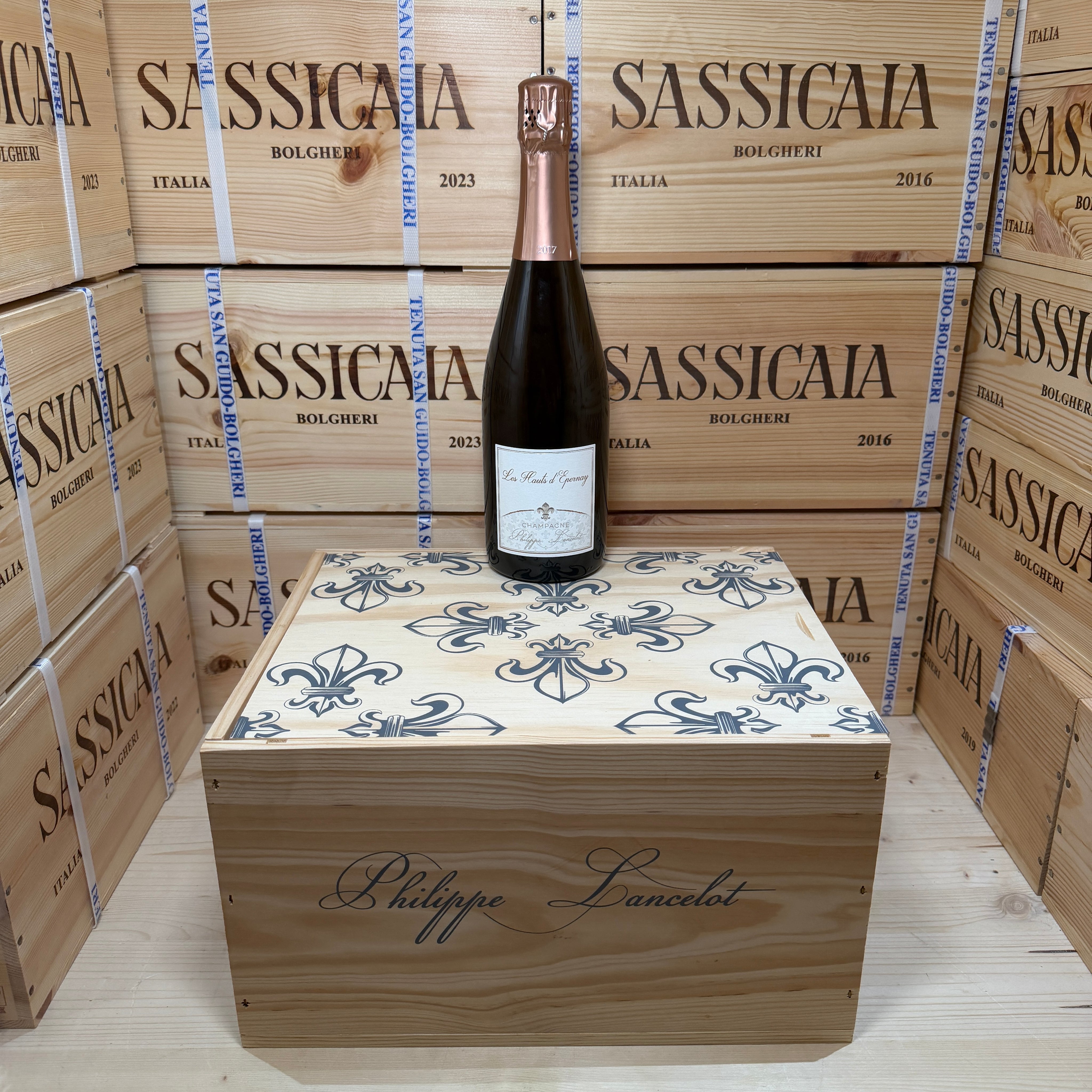 Philippe Lancelot Les Hauts d'Epernay Edition 2017 - Cassa Legno 6 Bottiglie