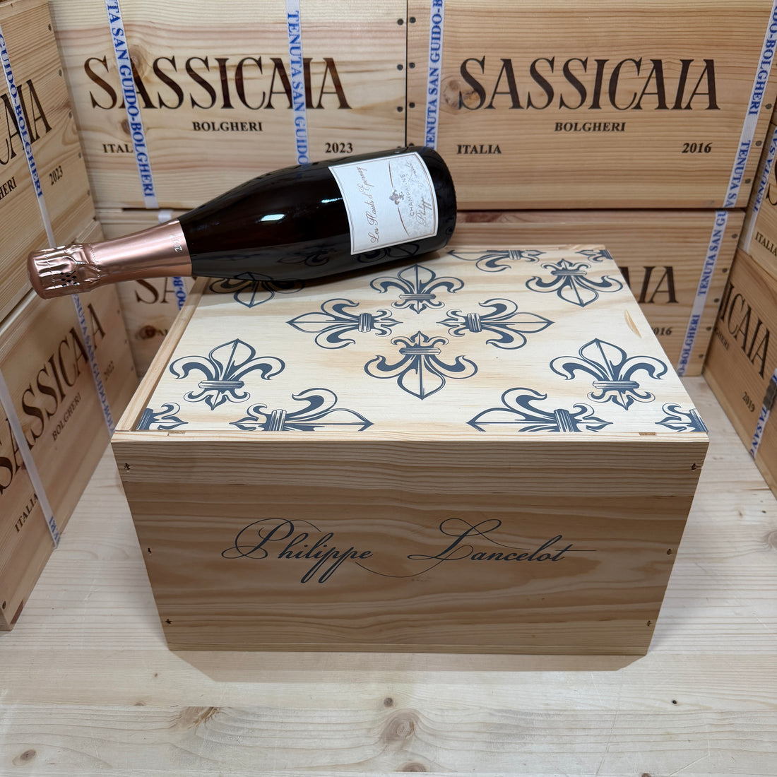Philippe Lancelot Les Hauts d'Epernay Edition 2017 - Cassa Legno 6 Bottiglie