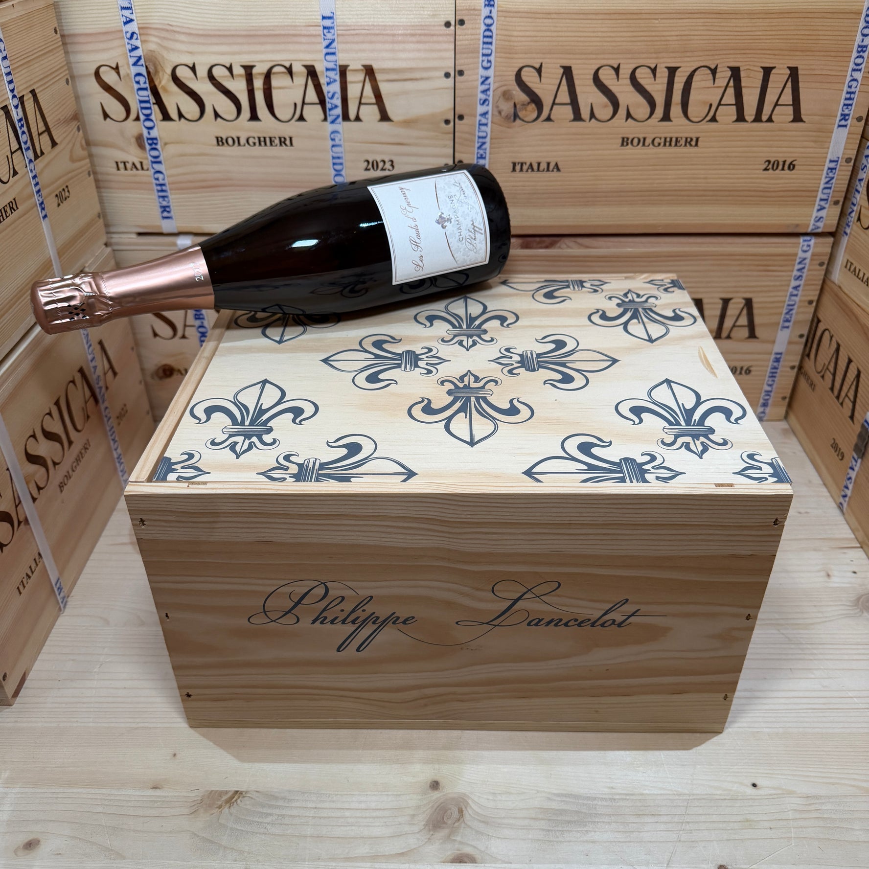 Philippe Lancelot Les Hauts d'Epernay Edition 2017 - Cassa Legno 6 Bottiglie