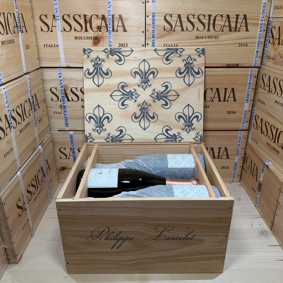 Philippe Lancelot Les Hauts d'Epernay Edition 2017 - Cassa Legno 6 Bottiglie