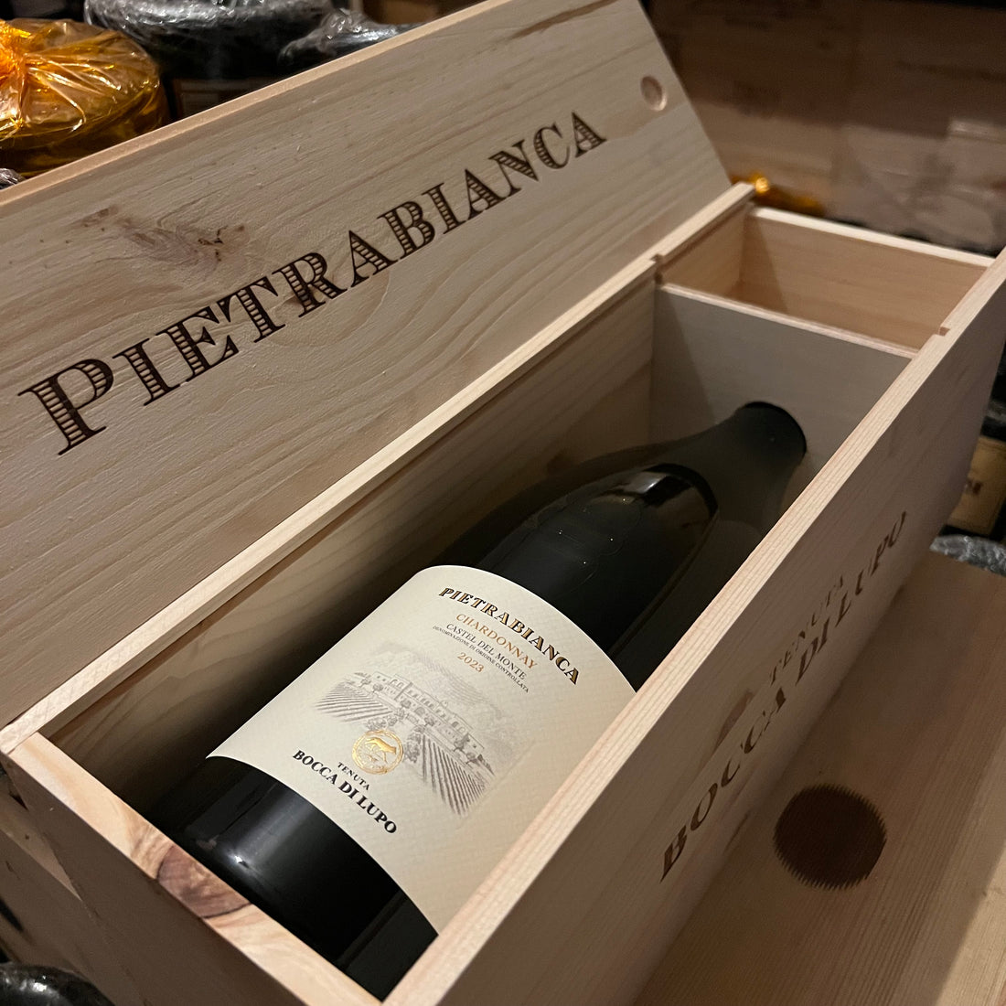 Pietrabianca 2023 Magnum Chardonnay Tormaresca Marchesi Antinori - in Cassa Legno