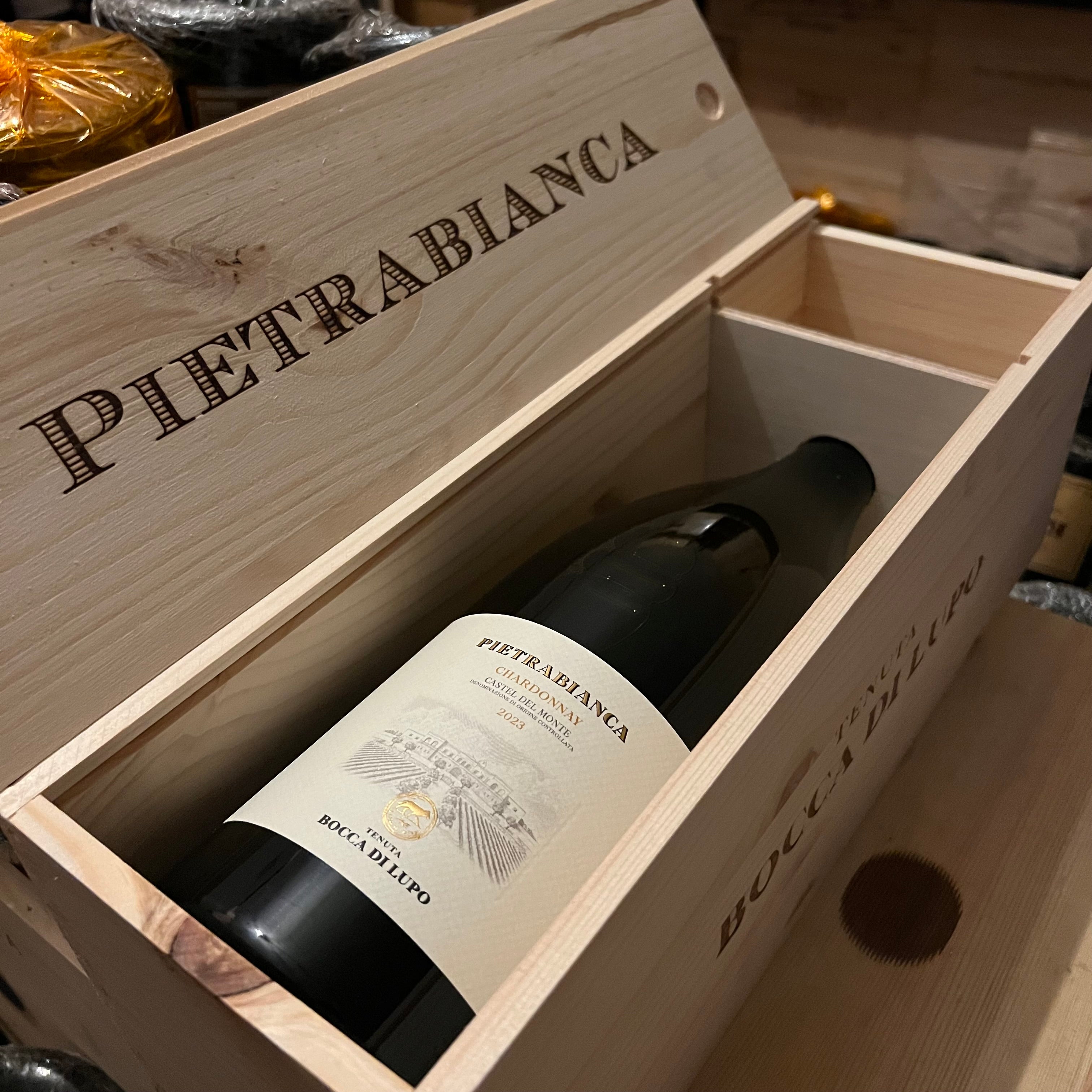 Pietrabianca 2023 Magnum Chardonnay Tormaresca Marchesi Antinori - in Cassa Legno