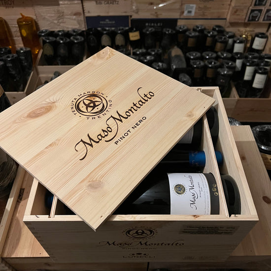 Pinot Nero Maso Montalto 2021 Tenuta Margon Lunelli - Cassa Legno 6 Bottiglie