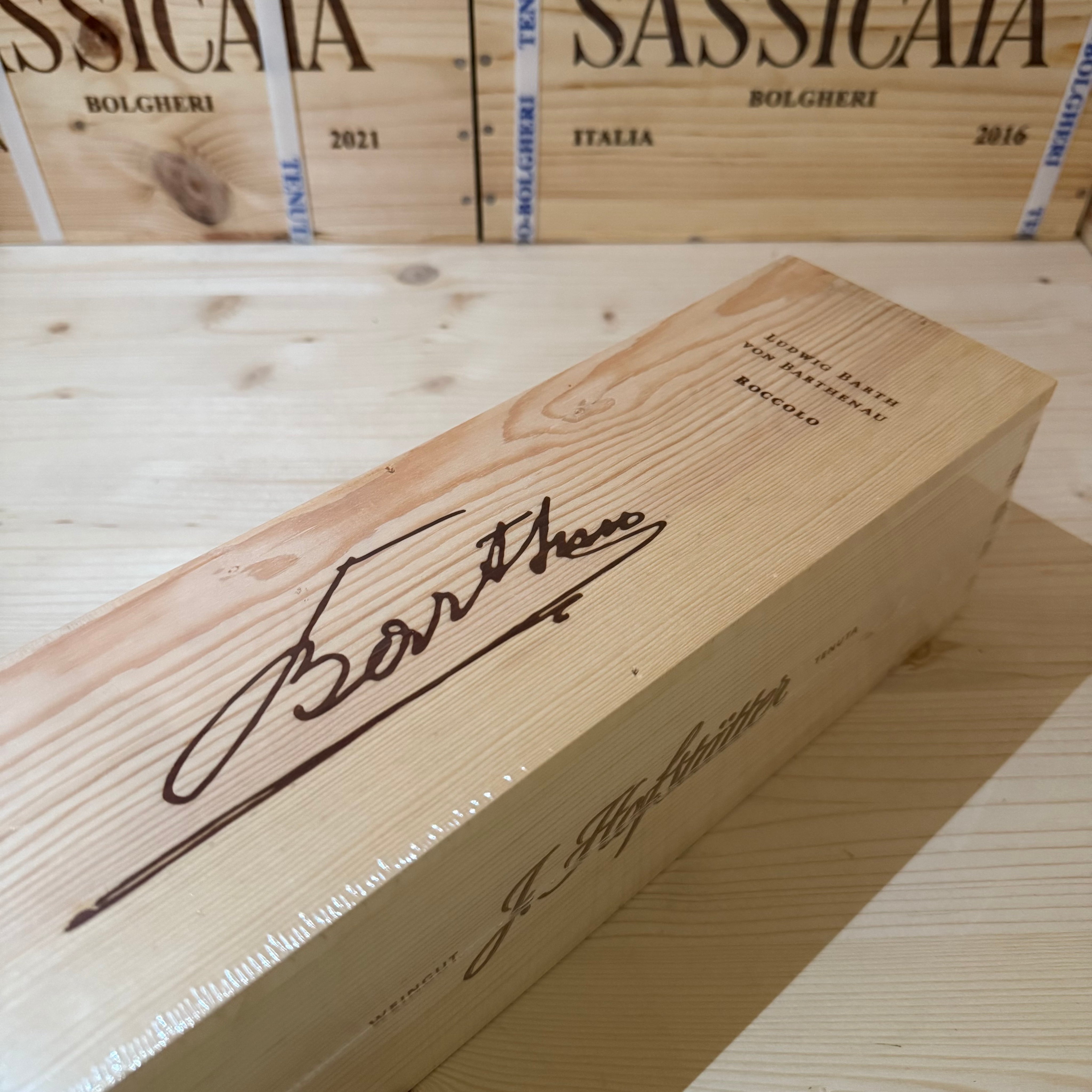 Pinot Nero Vigna Roccolo 2018 Ludwig Barth von Bartheneau in Cassa Legno - Hofstatter