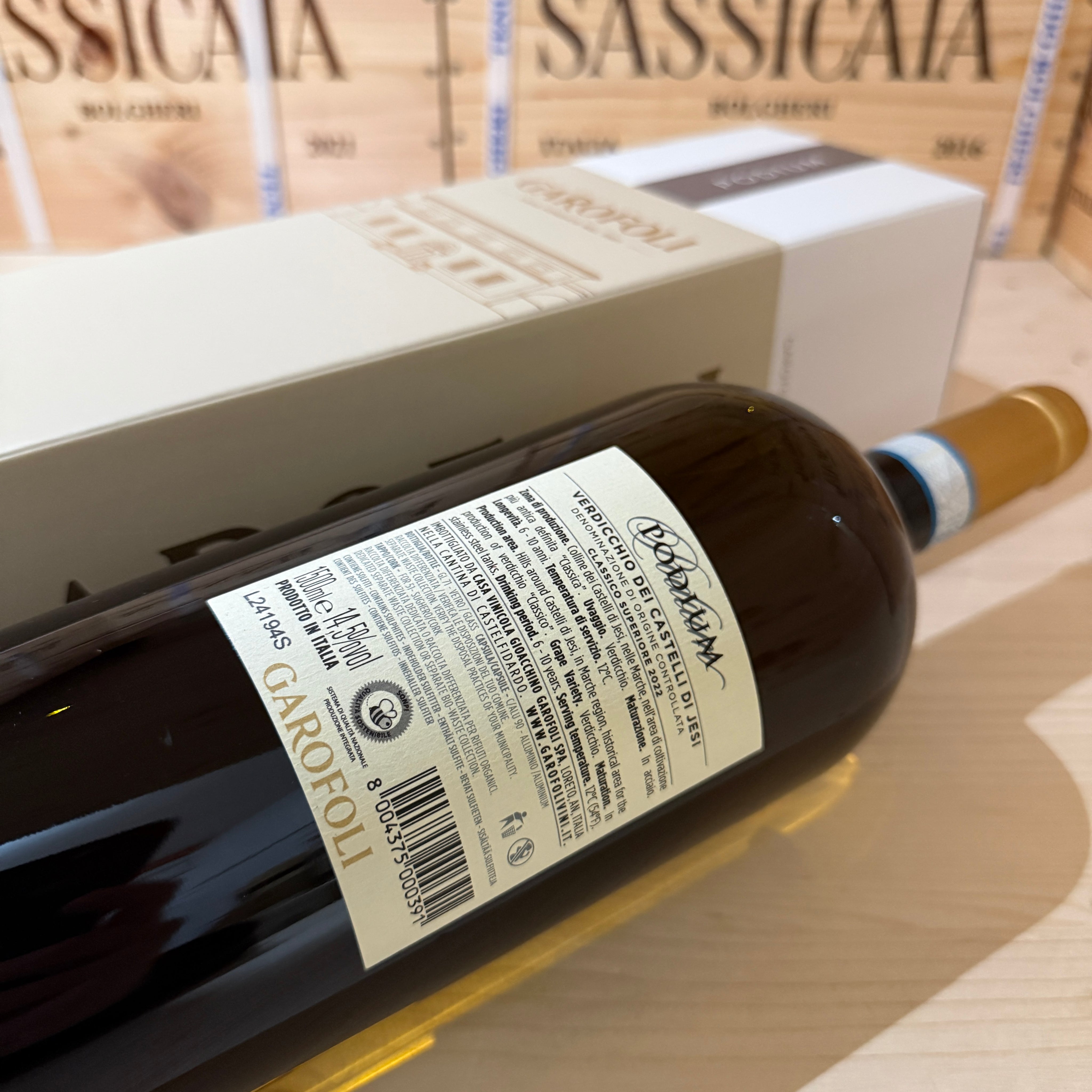 Podium 2022 Magnum Garofoli Verdicchio dei Castelli di Jesi DOC Classico Superiore - Astucciato